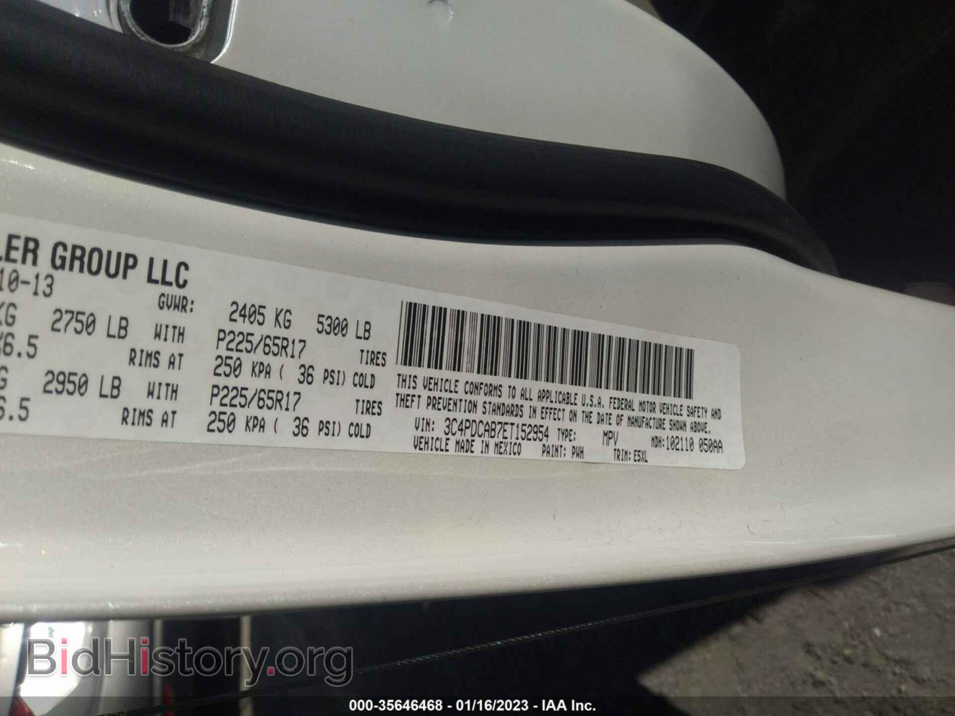 2014 DODGE JOURNEY - VIN: 3C4PDCAB7ET152954 - Фото 9