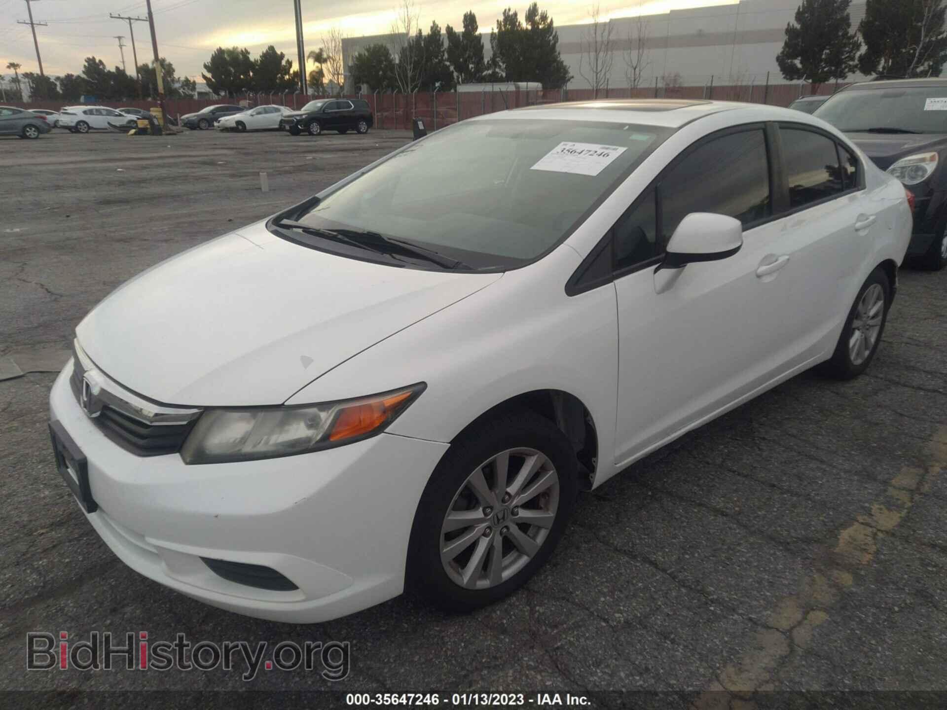 2012 HONDA CIVIC SDN - VIN: 19XFB2F89CE392811 - Фото 2