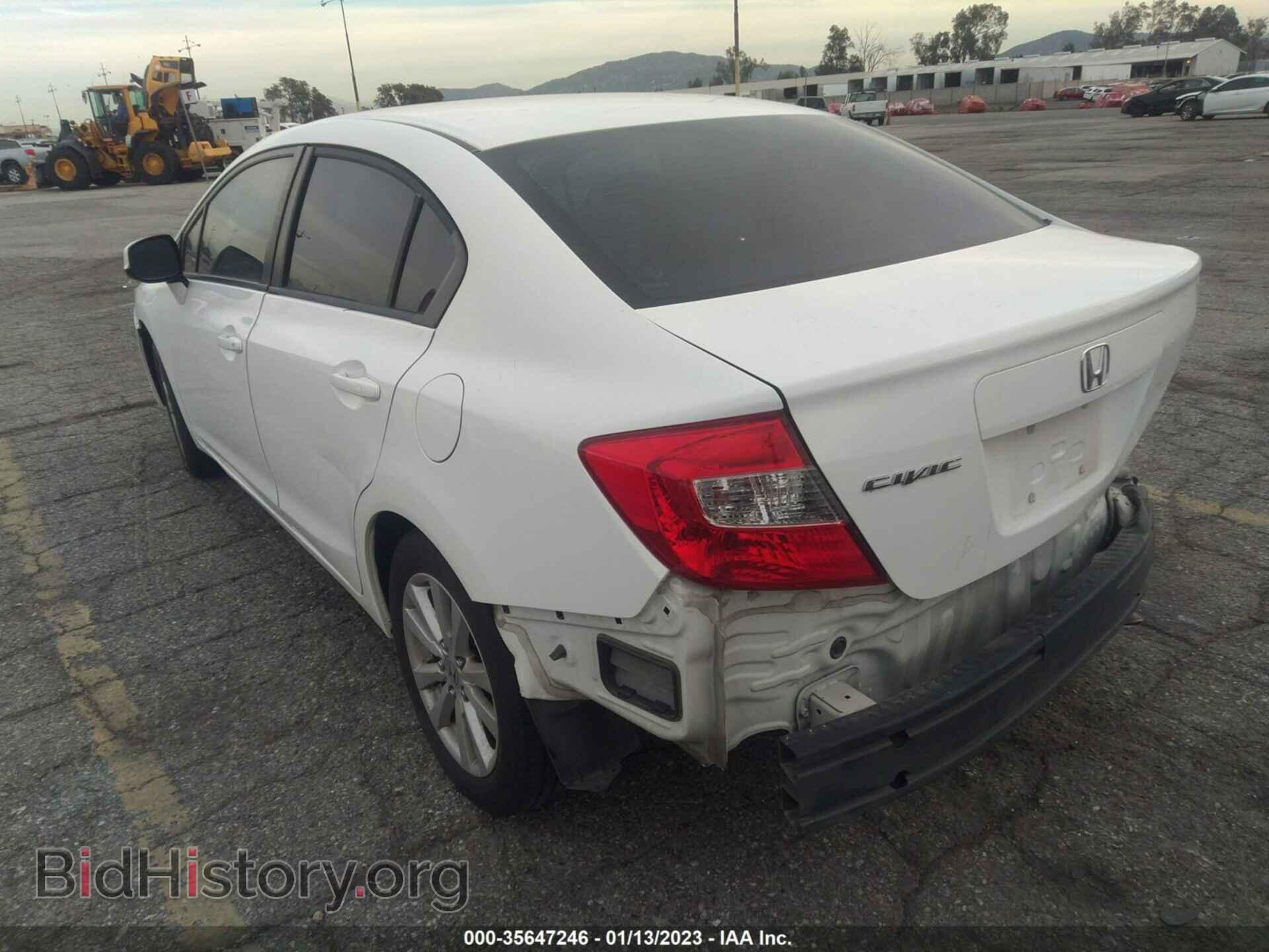 2012 HONDA CIVIC SDN - VIN: 19XFB2F89CE392811 - Фото 3
