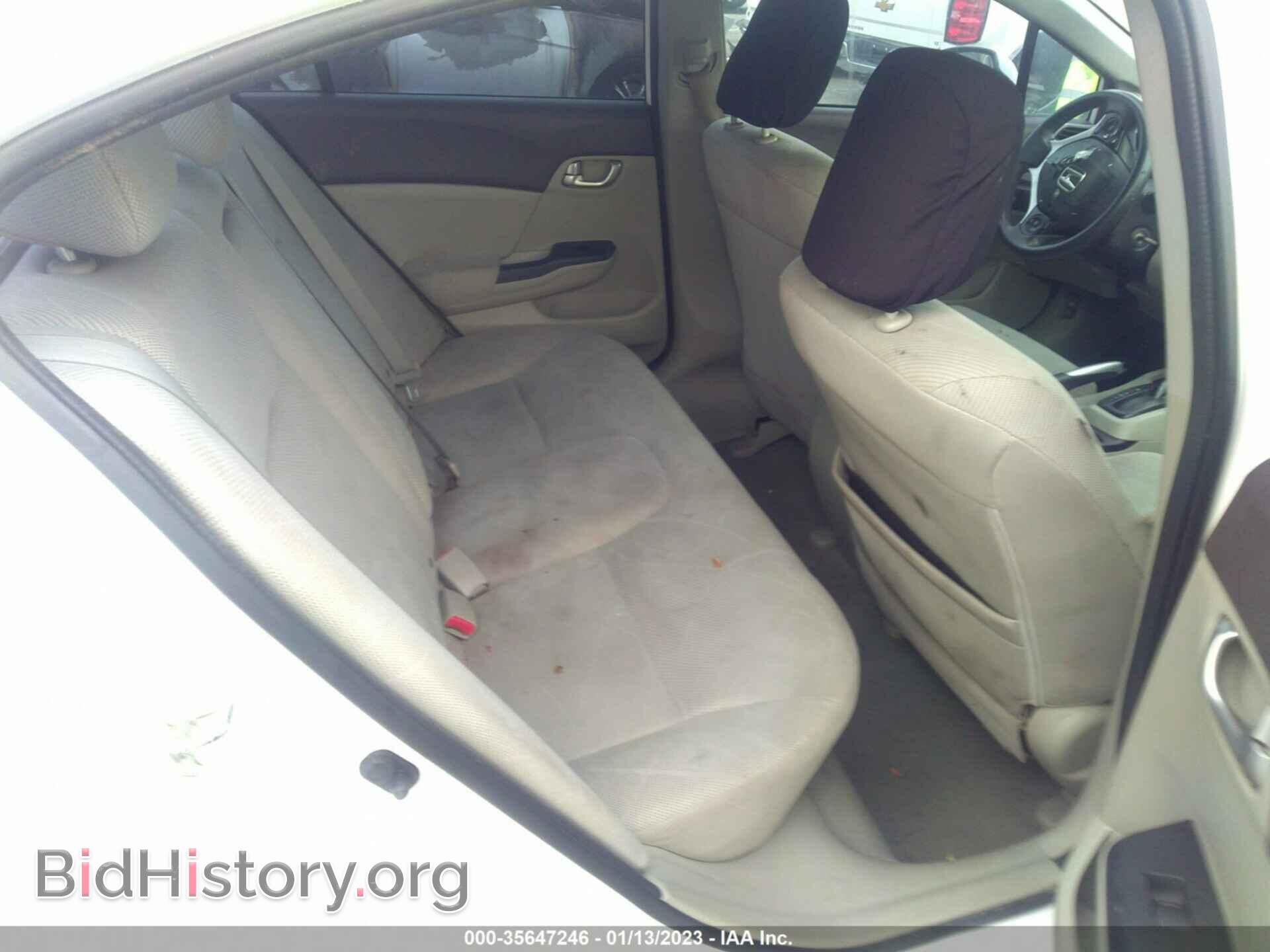 2012 HONDA CIVIC SDN - VIN: 19XFB2F89CE392811 - Фото 8