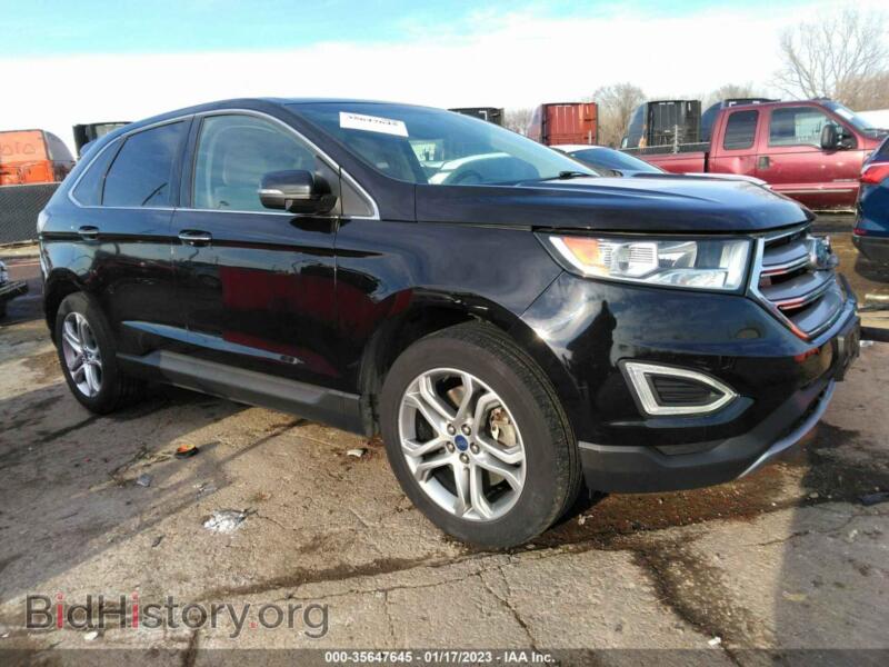 2016 Ford EDGE Titanium (VIN 2FMPK4K92GBB23086) — photo 1 of 11, IAAI, damage: left front