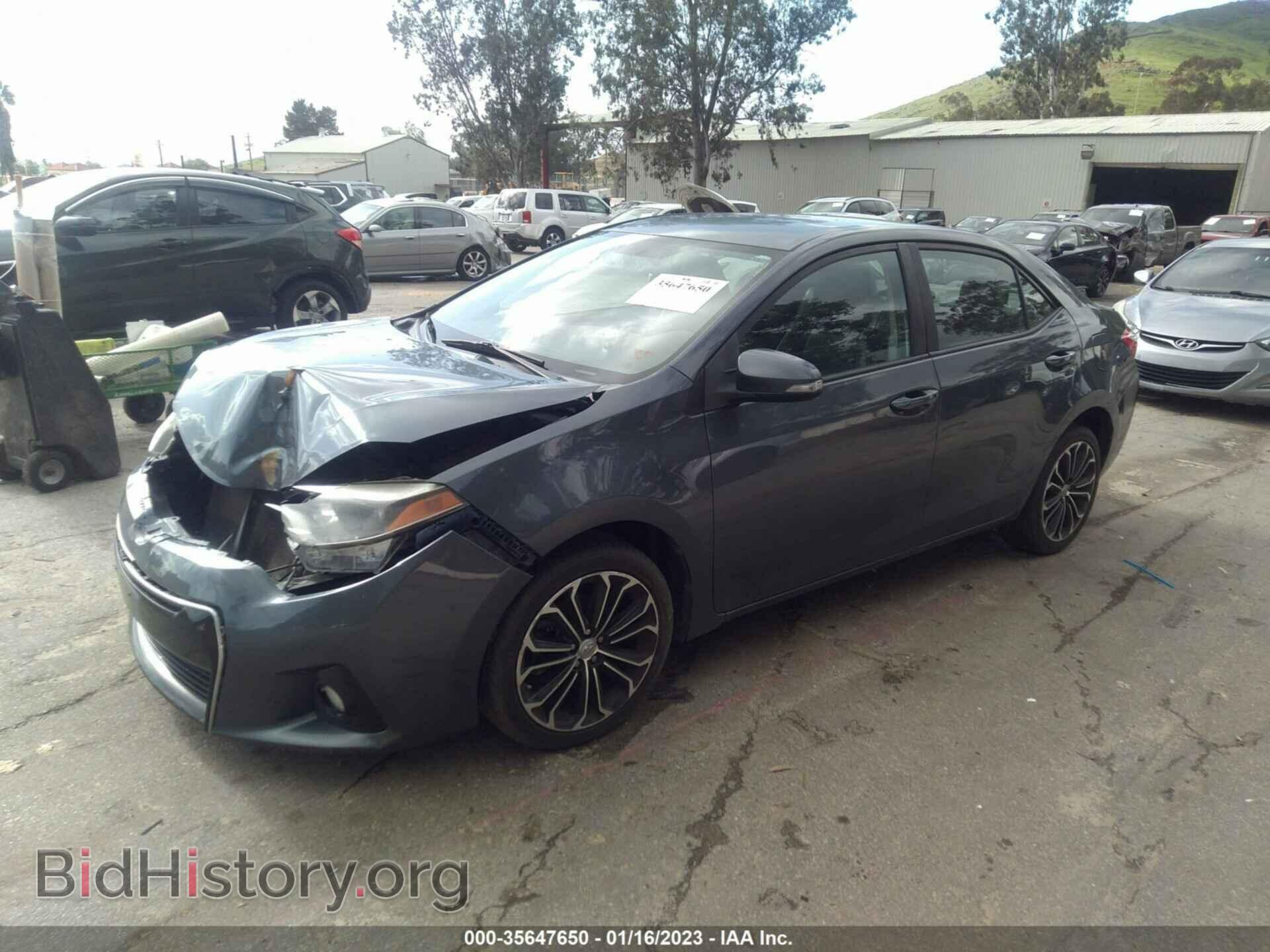 2014 TOYOTA COROLLA - VIN: 5YFBURHEXEP091275 - Фото 2