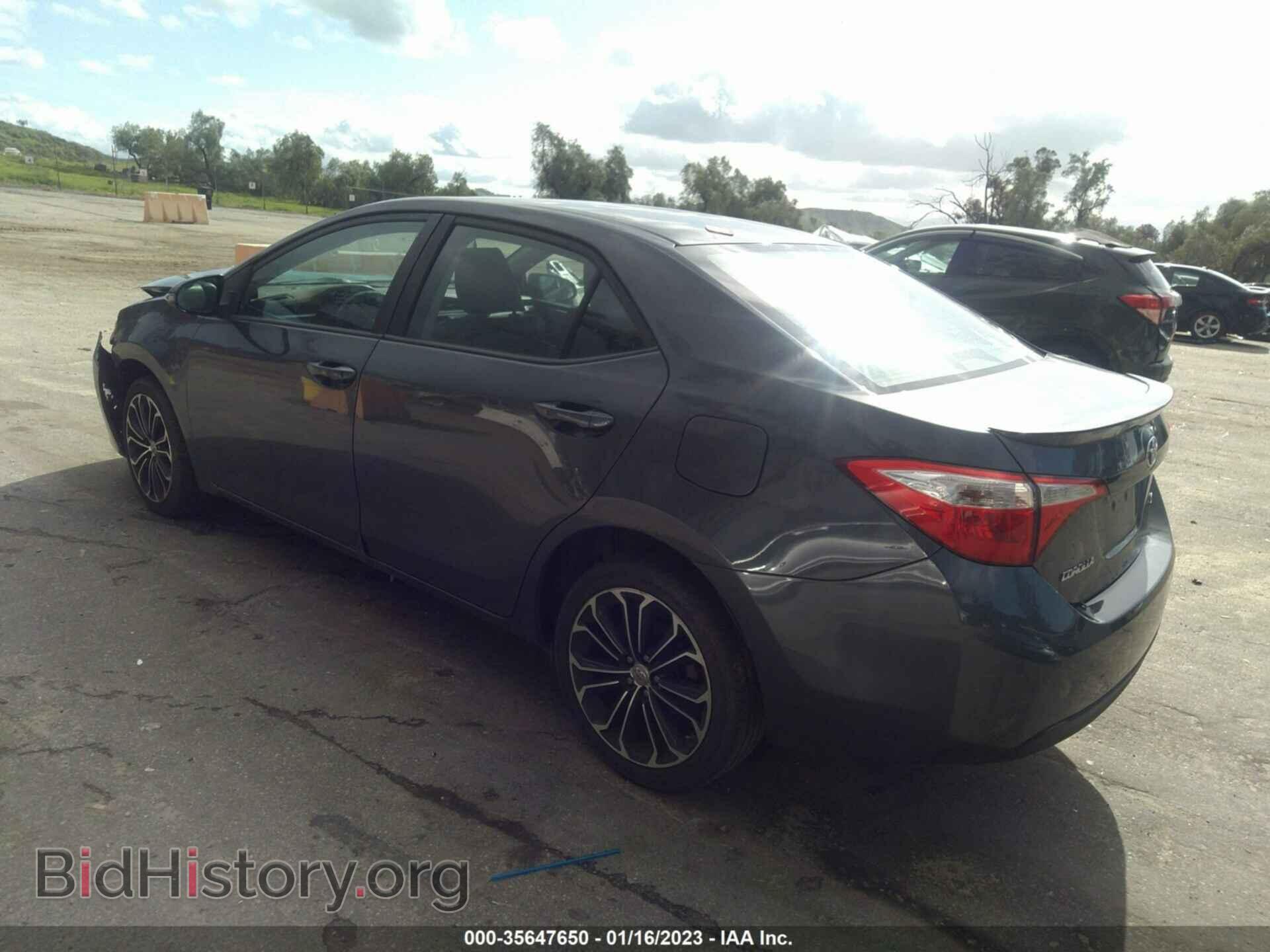 2014 TOYOTA COROLLA - VIN: 5YFBURHEXEP091275 - Фото 3