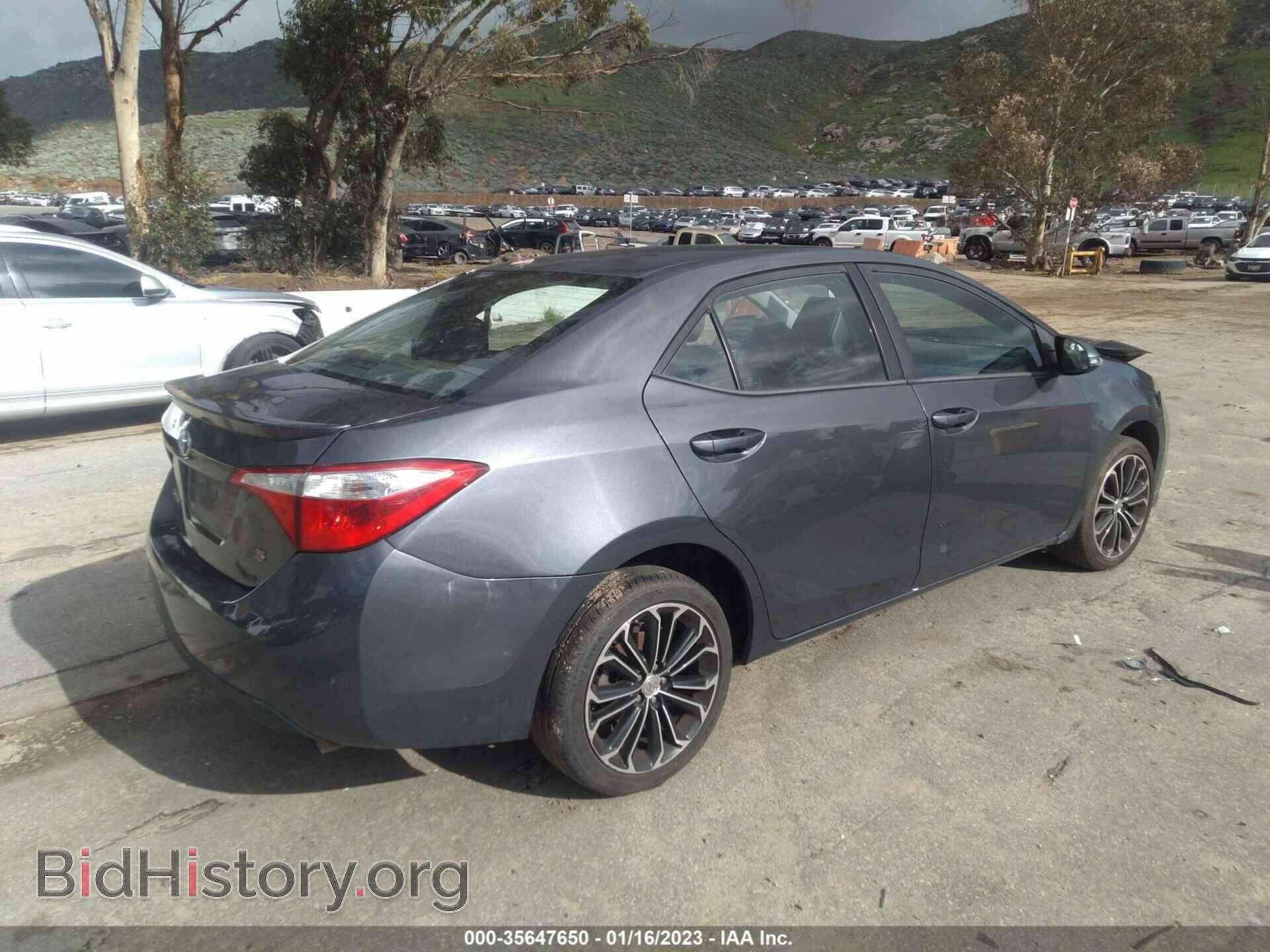 2014 TOYOTA COROLLA - VIN: 5YFBURHEXEP091275 - Фото 4