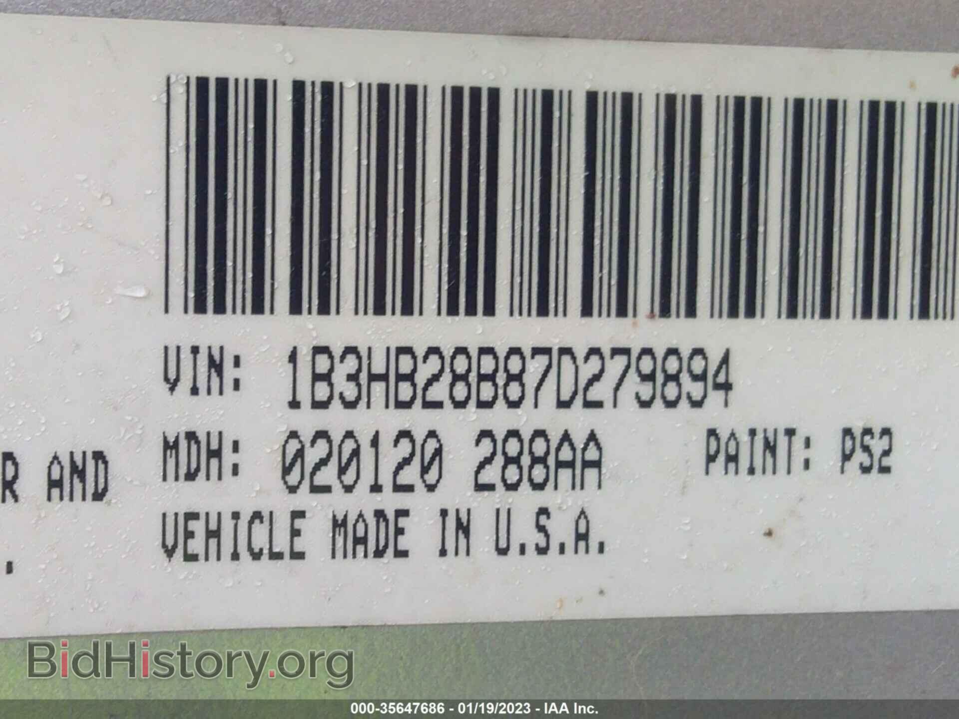2007 DODGE CALIBER - VIN: 1B3HB28B87D279894 - Photo 9