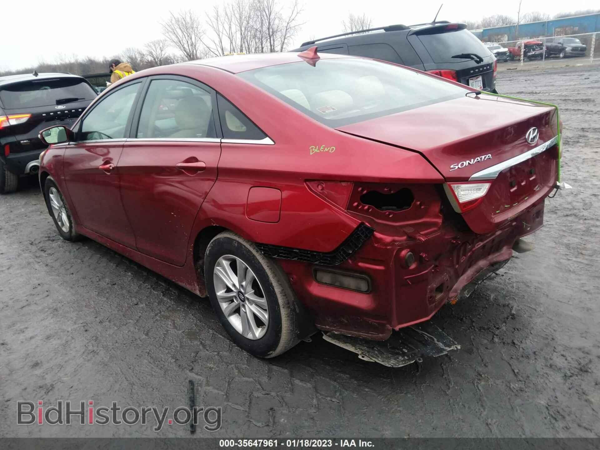 2014 HYUNDAI SONATA - VIN: 5NPEB4AC1EH854165 - Фото 3