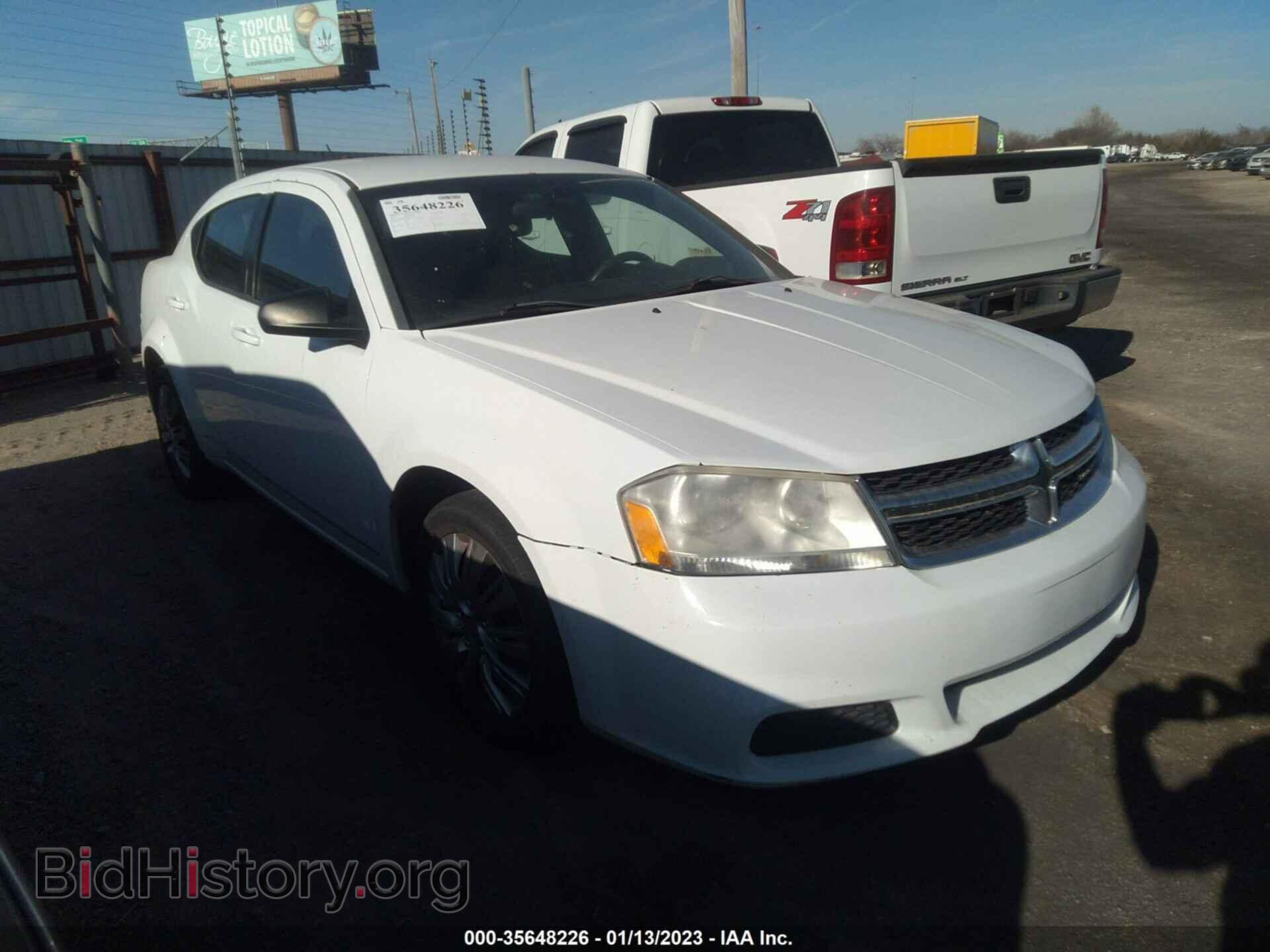 Photo 1C3CDZAB6DN693210 - DODGE AVENGER 2013