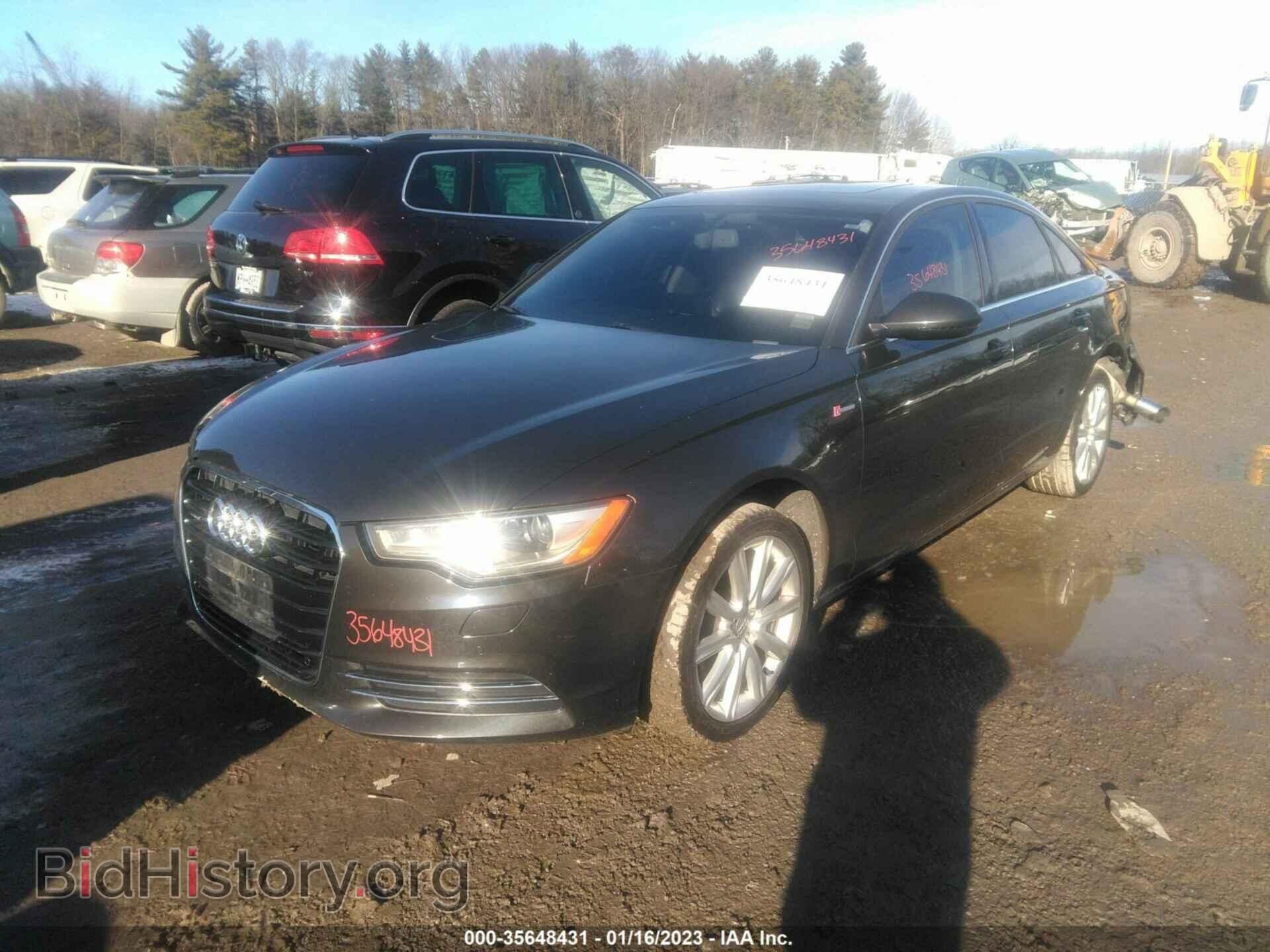 2012 AUDI A6 - VIN: WAUGGAFC4CN049451 - Фото 2