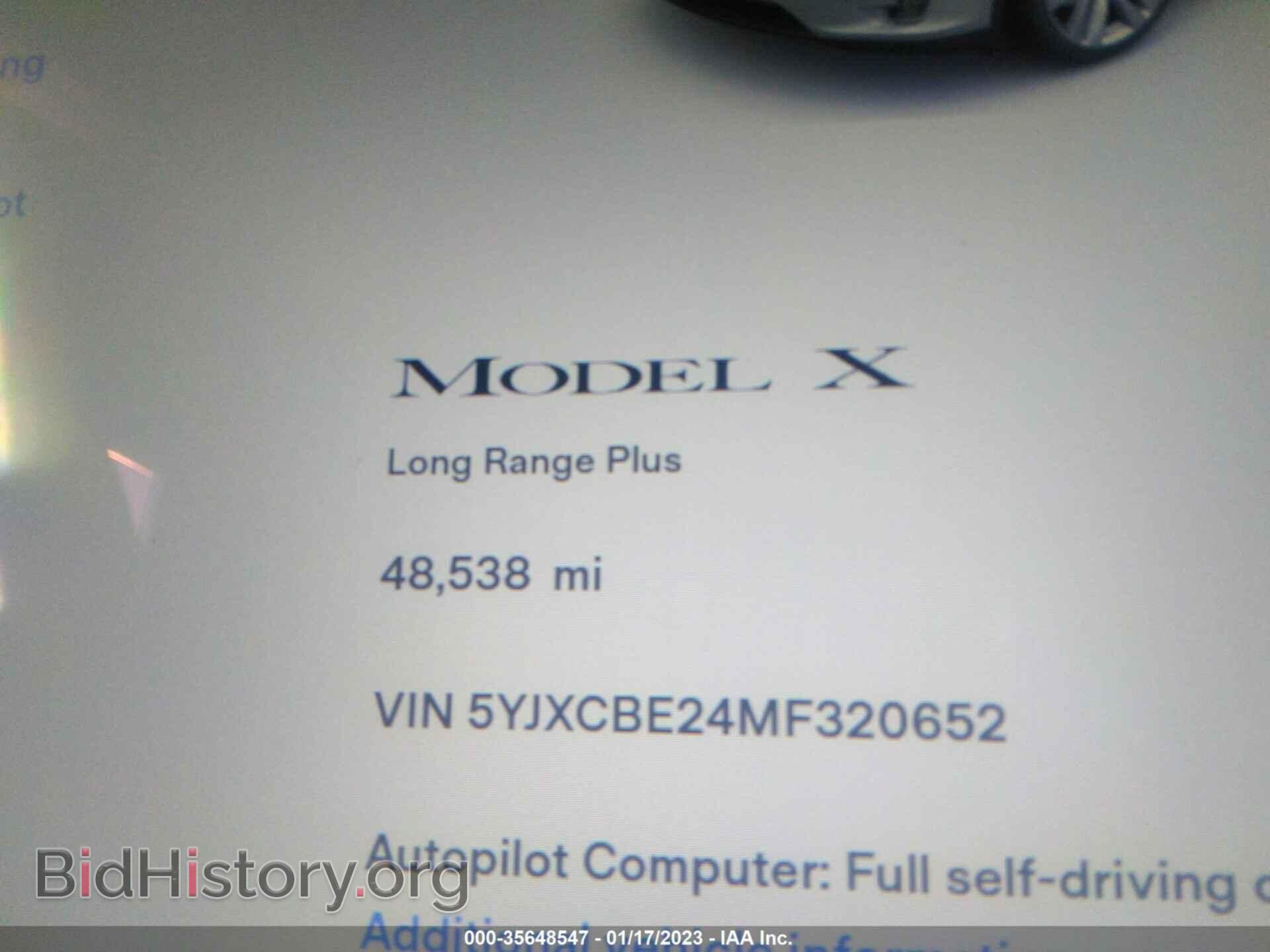2021 TESLA MODEL X - VIN: 5YJXCBE24MF320652 - Photo 7