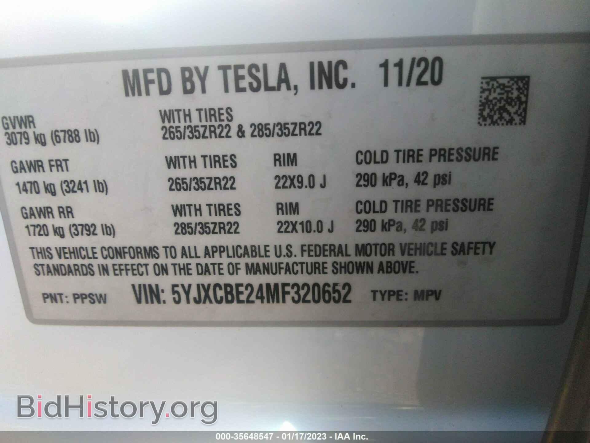2021 TESLA MODEL X - VIN: 5YJXCBE24MF320652 - Photo 9