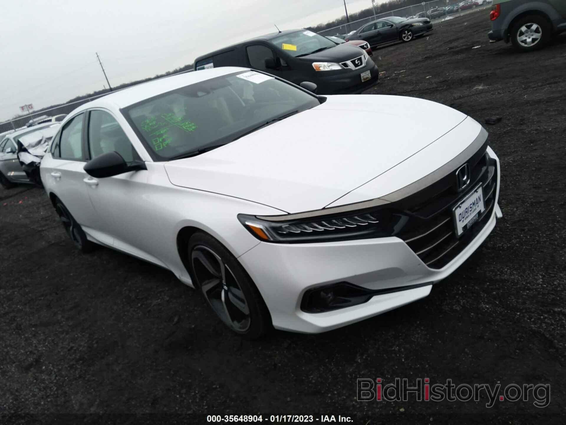 Photo 1HGCV1F34NA110865 - HONDA ACCORD SEDAN 2022