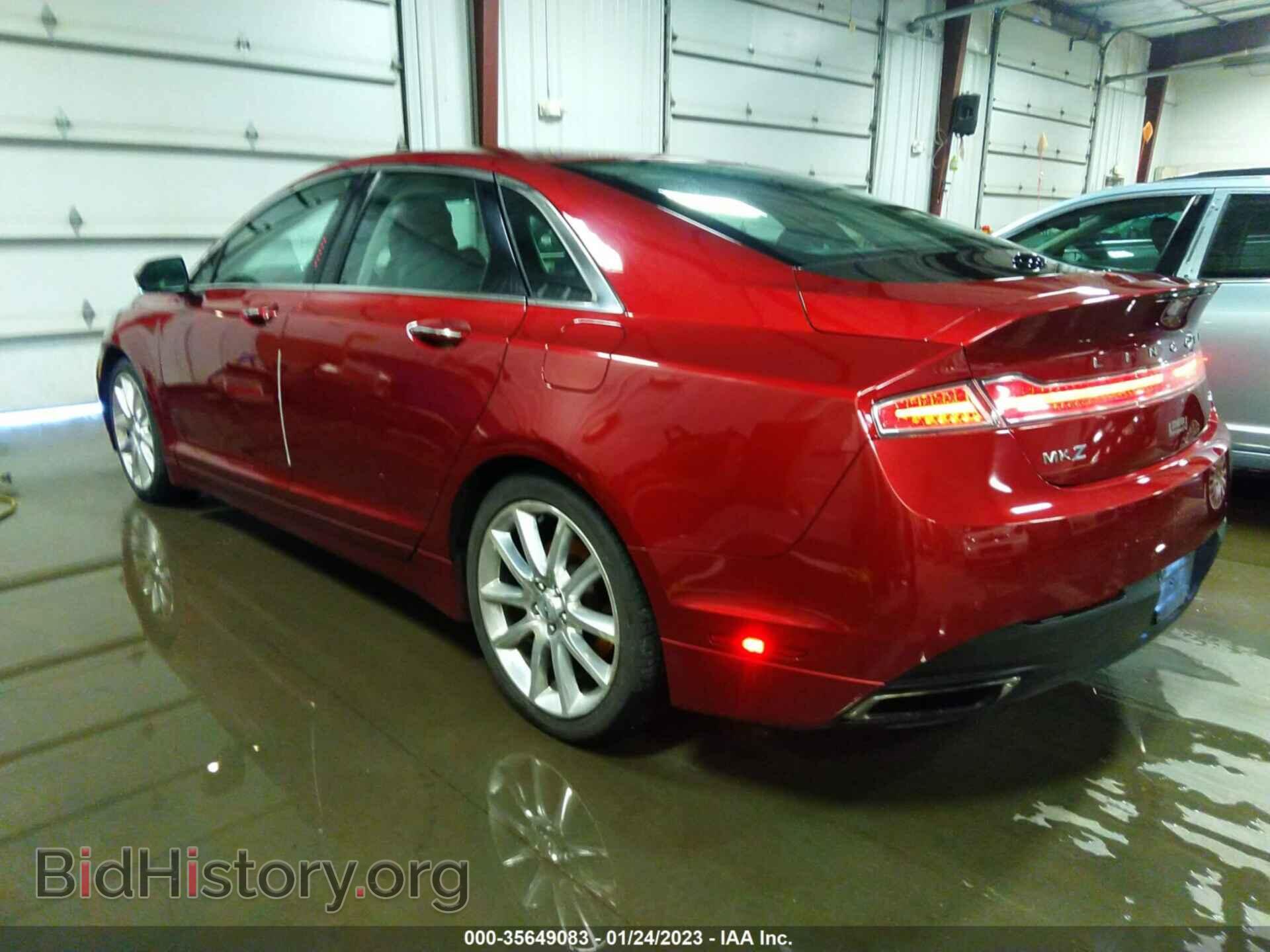 2014 LINCOLN MKZ - VIN: 3LN6L2G99ER820629 - Фото 3