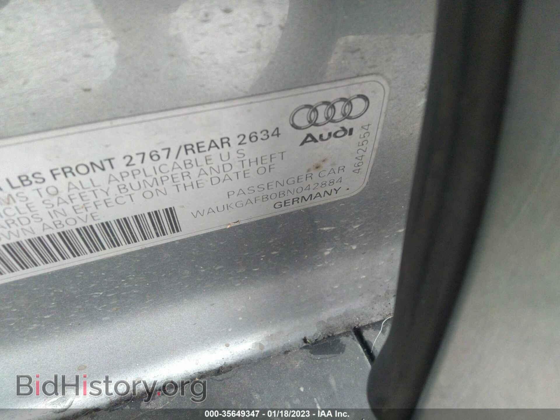 2011 AUDI A6 - VIN: WAUKGAFB0BN042884 - Фото 9