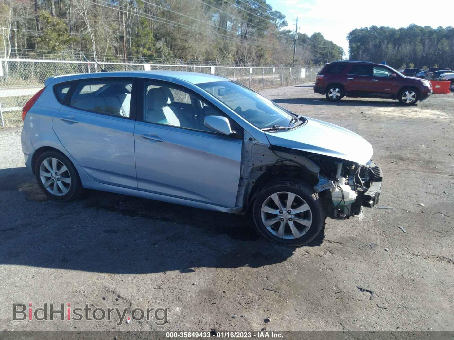 Фотография KMHCU5AE4CU041894 - HYUNDAI ACCENT 2012