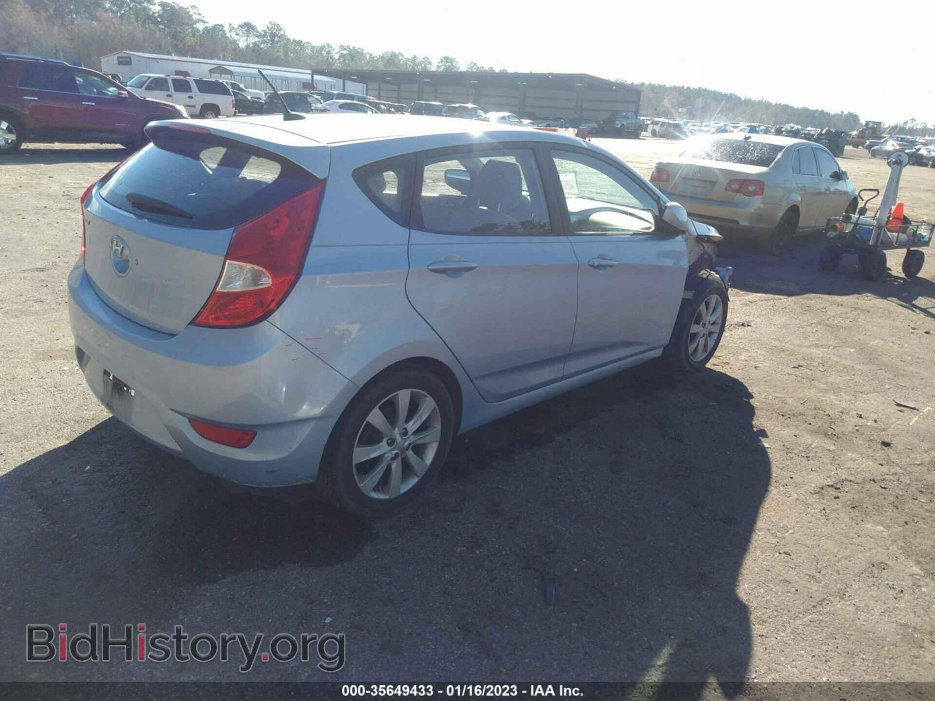 2012 HYUNDAI ACCENT - VIN: KMHCU5AE4CU041894 - Фото 4
