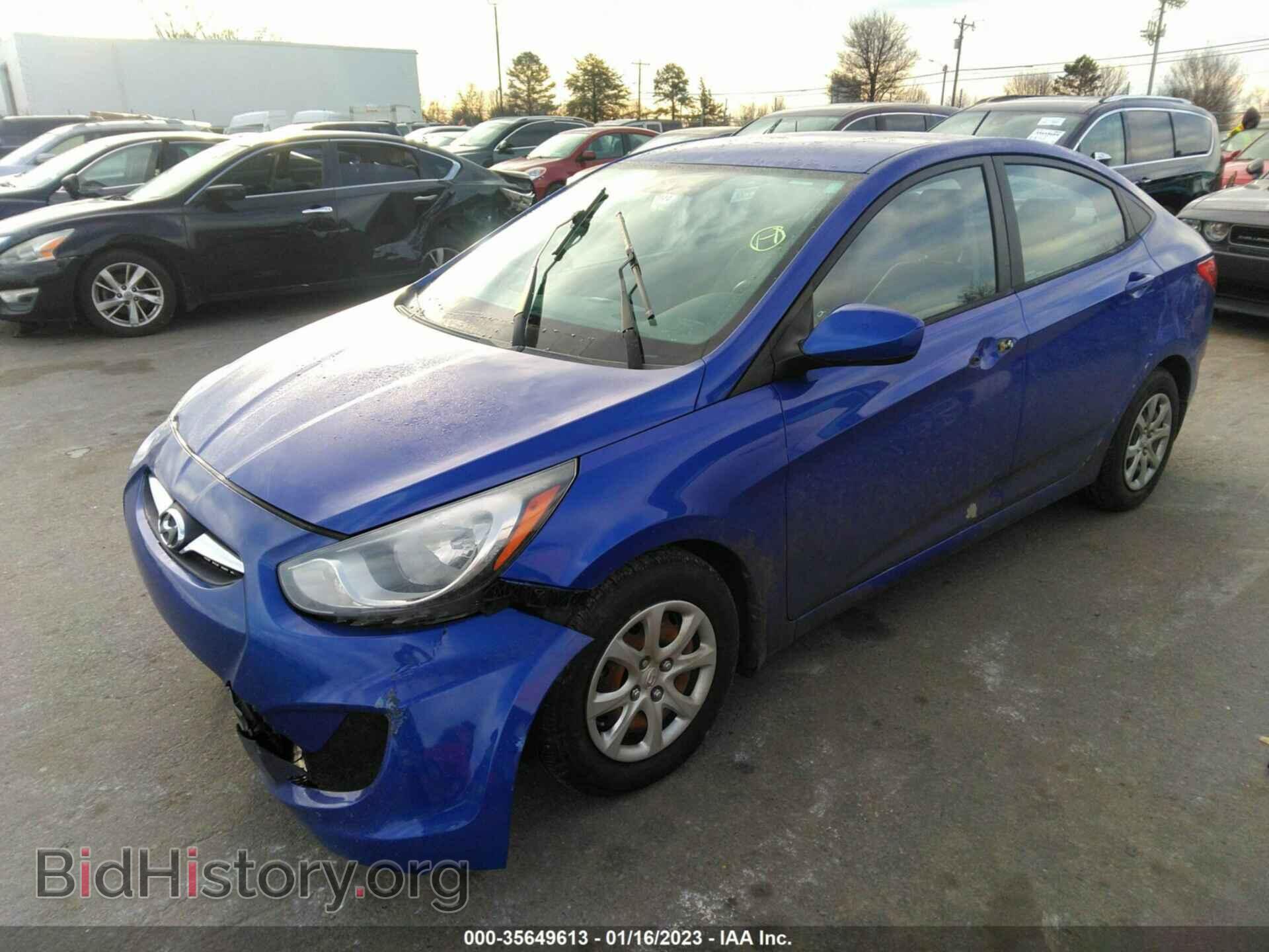 2013 HYUNDAI ACCENT - VIN: KMHCT4AE4DU557624 - Фото 2