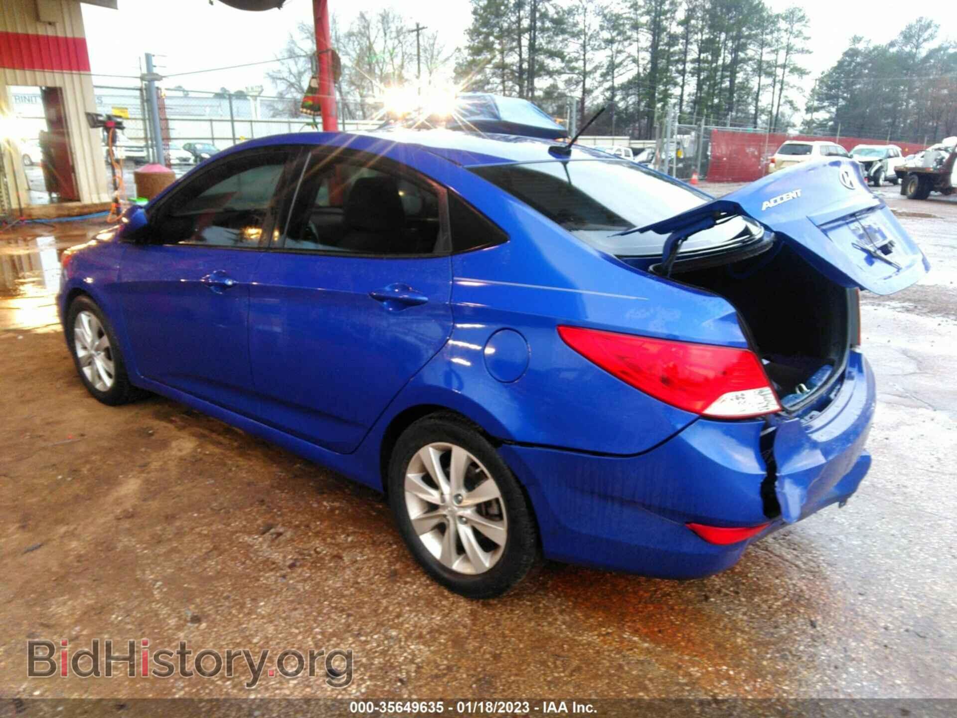 2012 HYUNDAI ACCENT - VIN: KMHCU4AE9CU099221 - Фото 3
