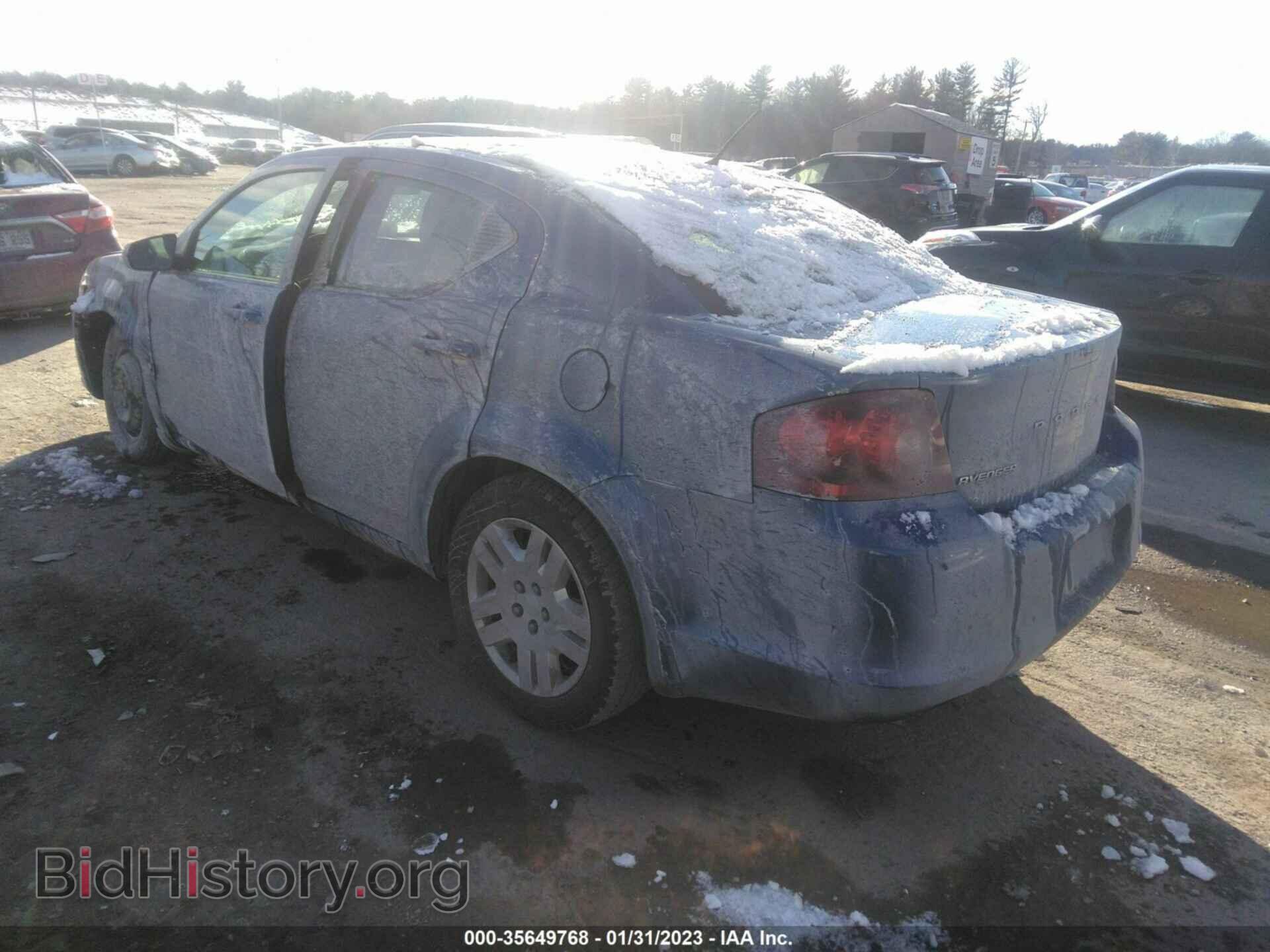 2013 DODGE AVENGER - VIN: 1C3CDZAG7DN750297 - Фото 3