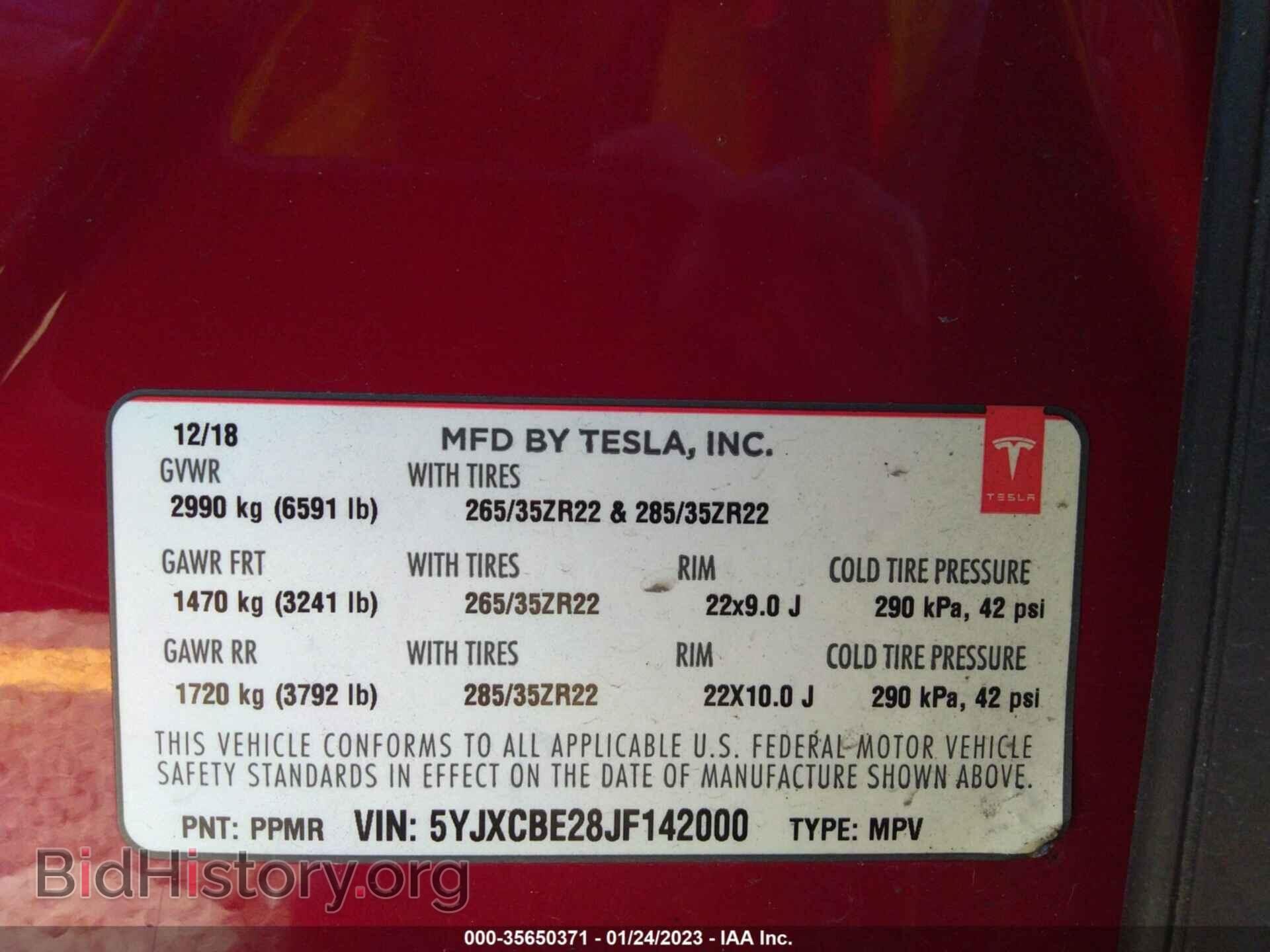 2018 TESLA MODEL X - VIN: 5YJXCBE28JF142000 - Photo 9