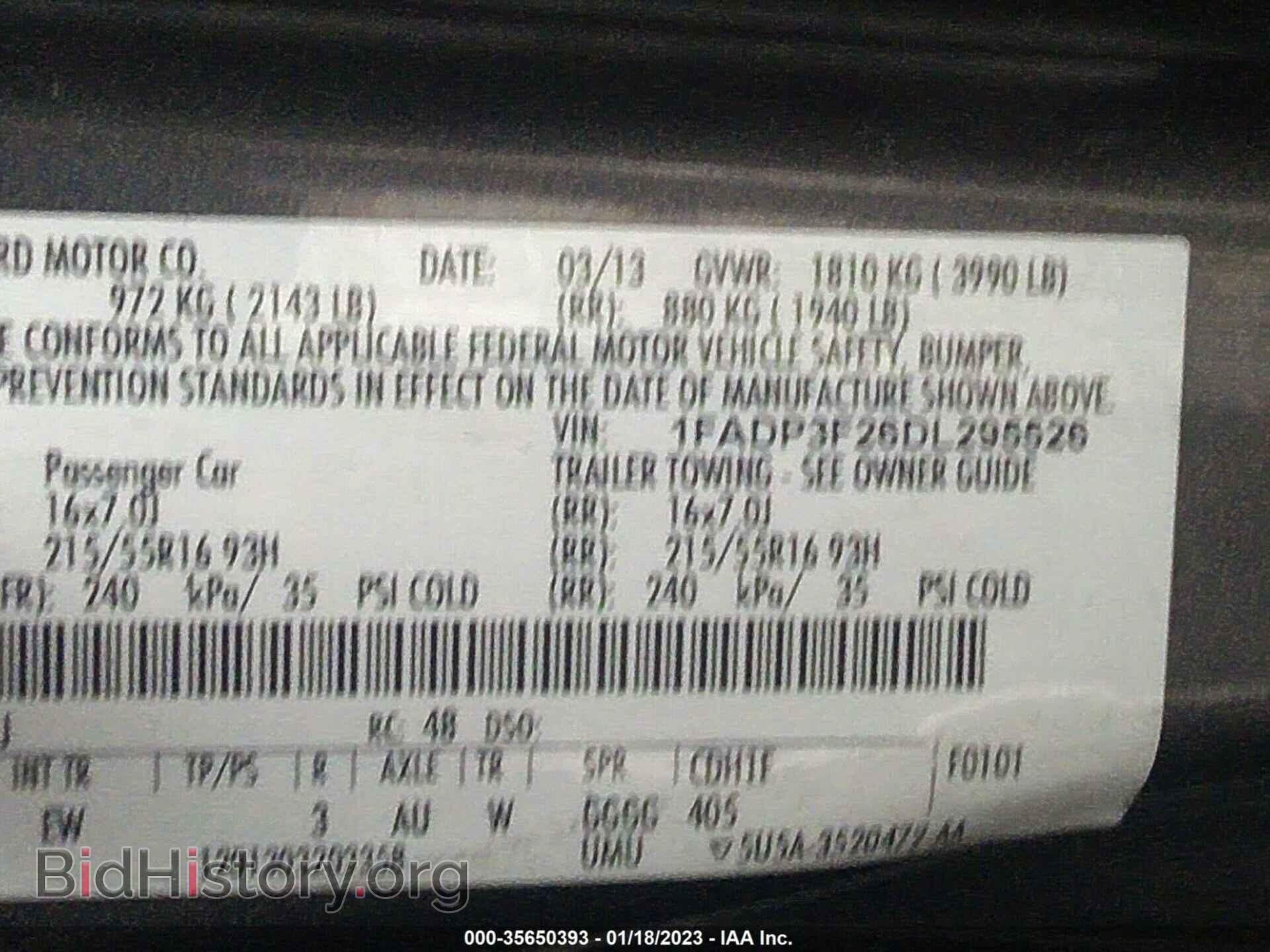 2013 FORD FOCUS - VIN: 1FADP3F26DL295526 - Photo 9