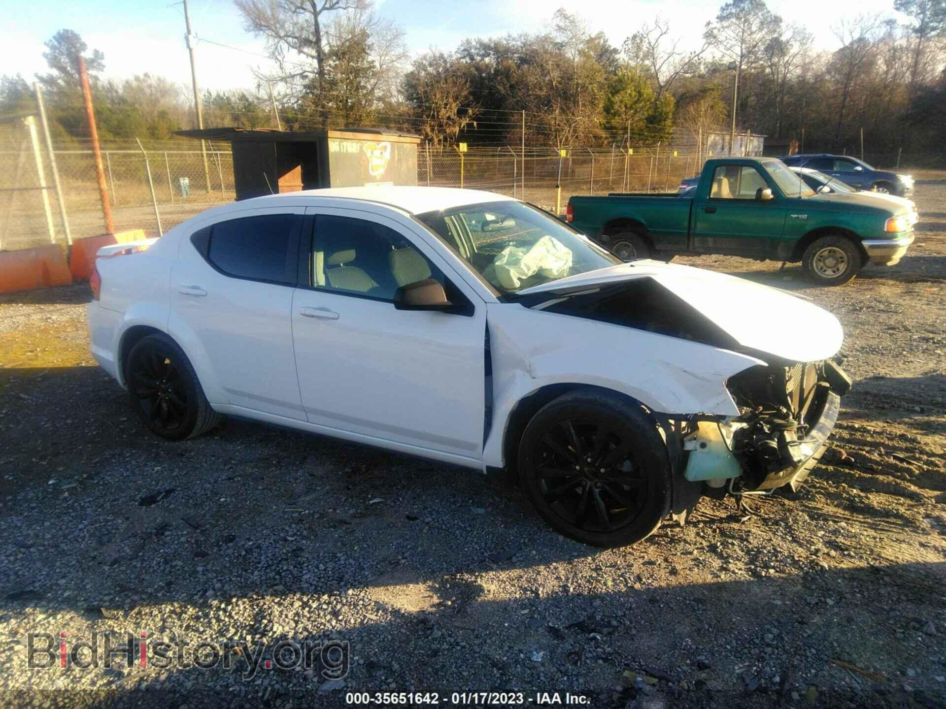 Photo 1C3CDZAG0DN747922 - DODGE AVENGER 2013