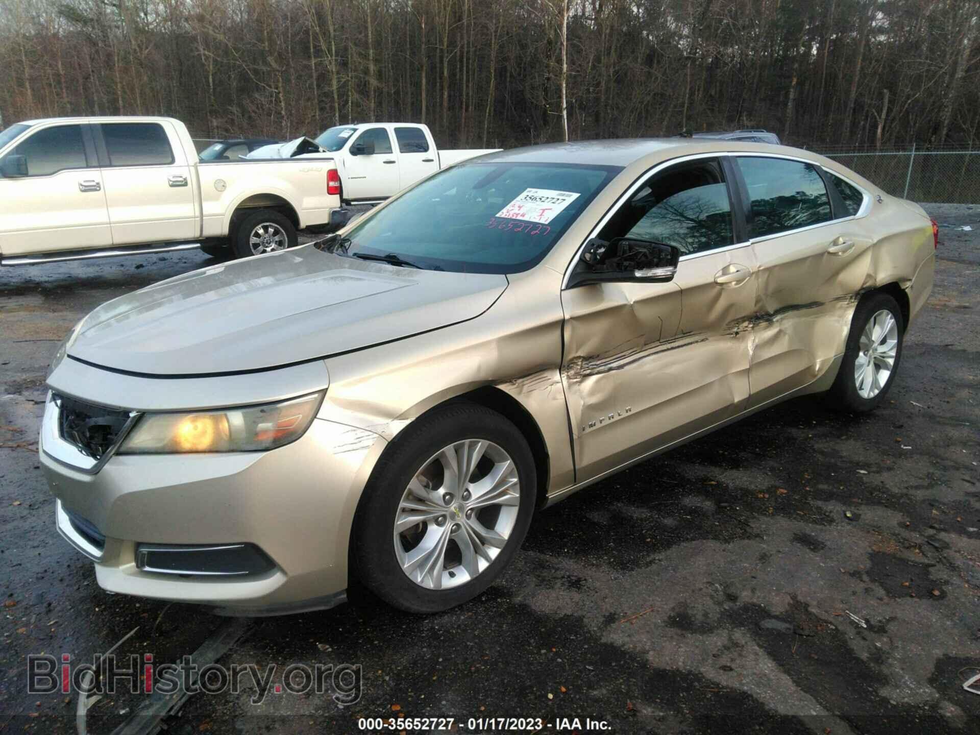 2014 CHEVROLET IMPALA - VIN: 2G1125S39E9123823 - Фото 2