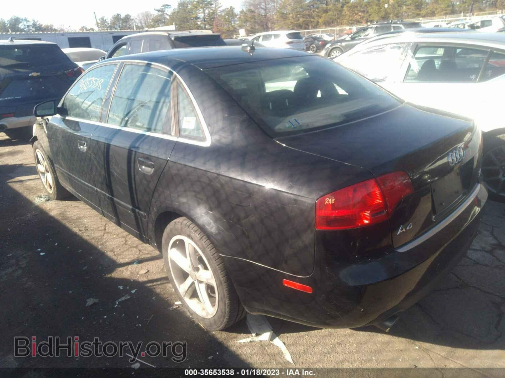 2007 AUDI A4 - VIN: WAUDH78E87A254477 - Фото 3