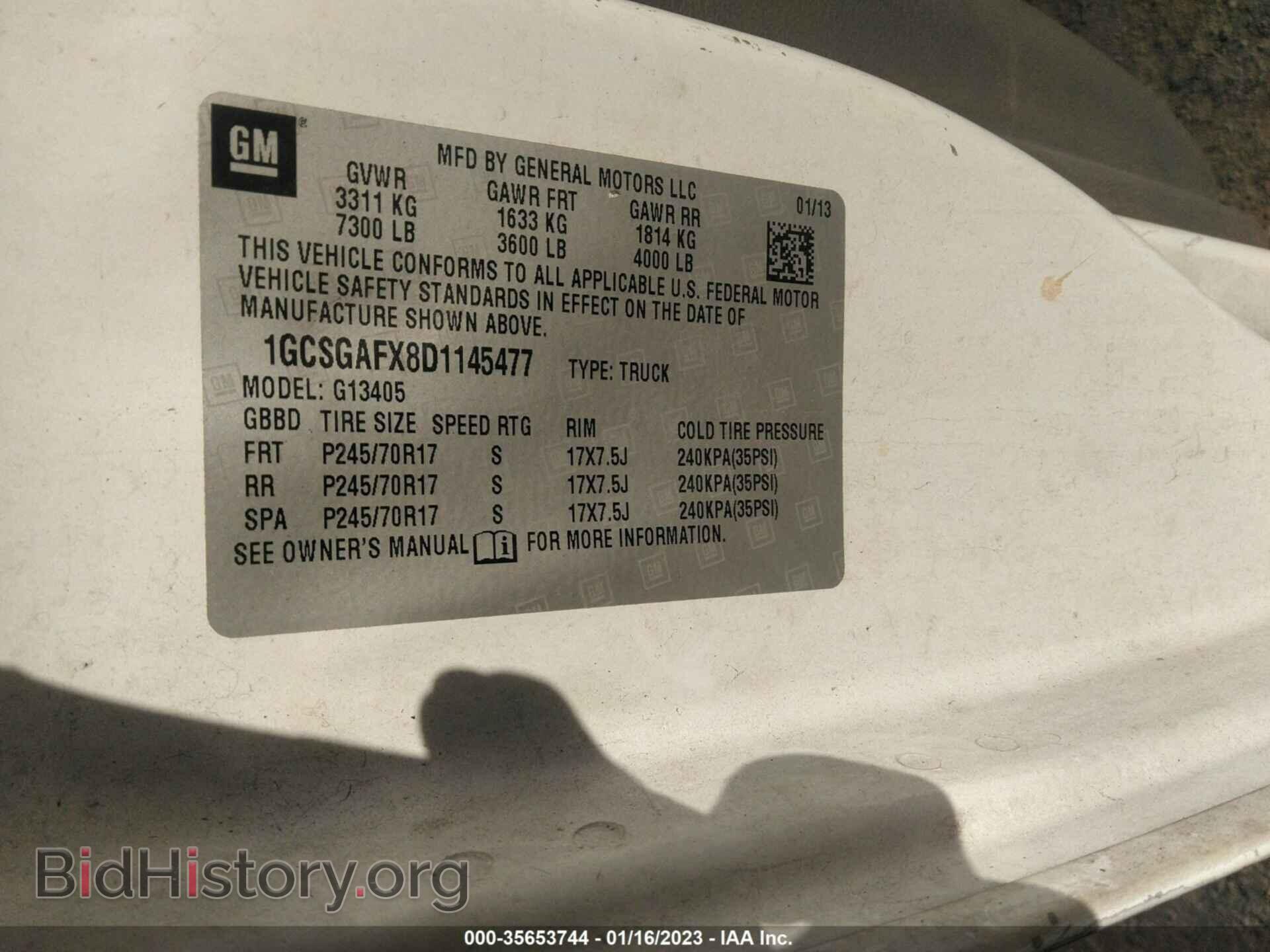 2013 CHEVROLET EXPRESS CARGO VAN - VIN: 1GCSGAFX8D1145477 - Photo 9