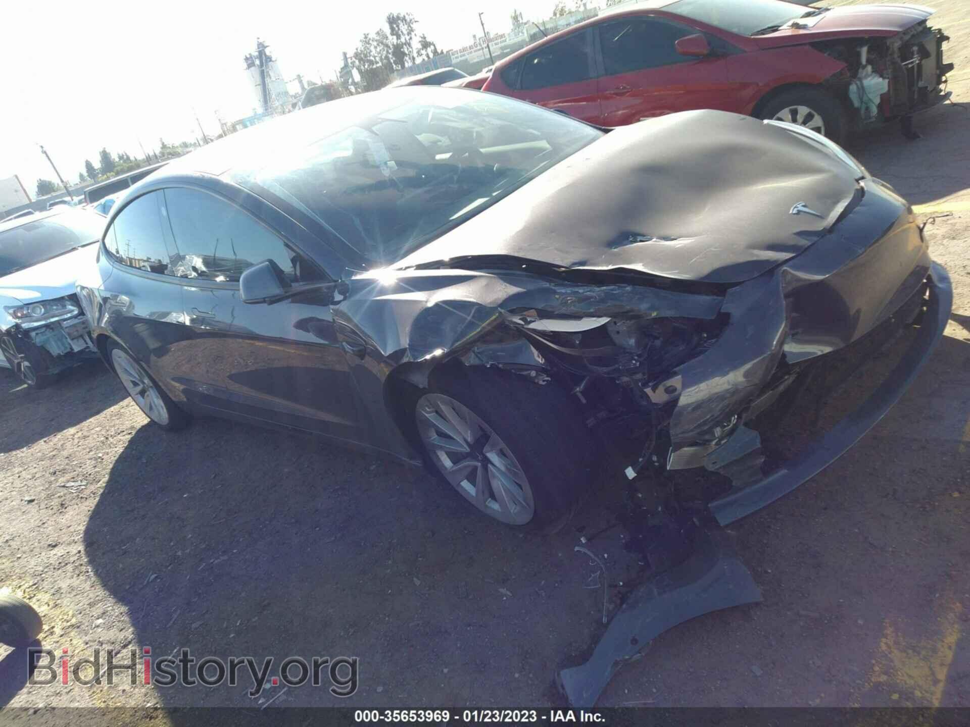 Photo 5YJ3E1EA7MF069040 - TESLA MODEL 3 2021