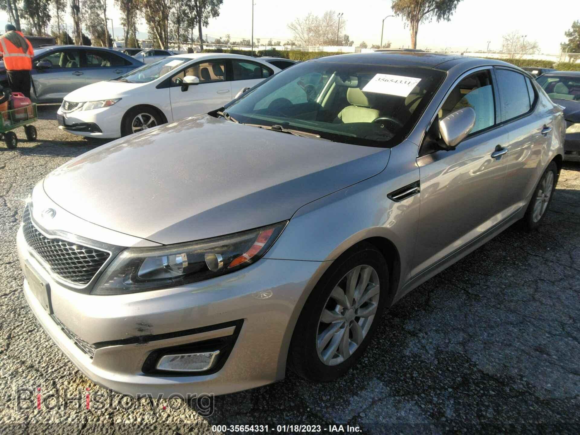 2014 KIA OPTIMA - VIN: 5XXGN4A70EG345764 - Фото 2