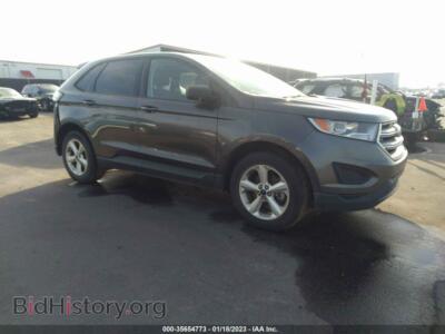 2015 Ford EDGE SE, серый — VIN 2FMTK3G80FBB43358, IAAI