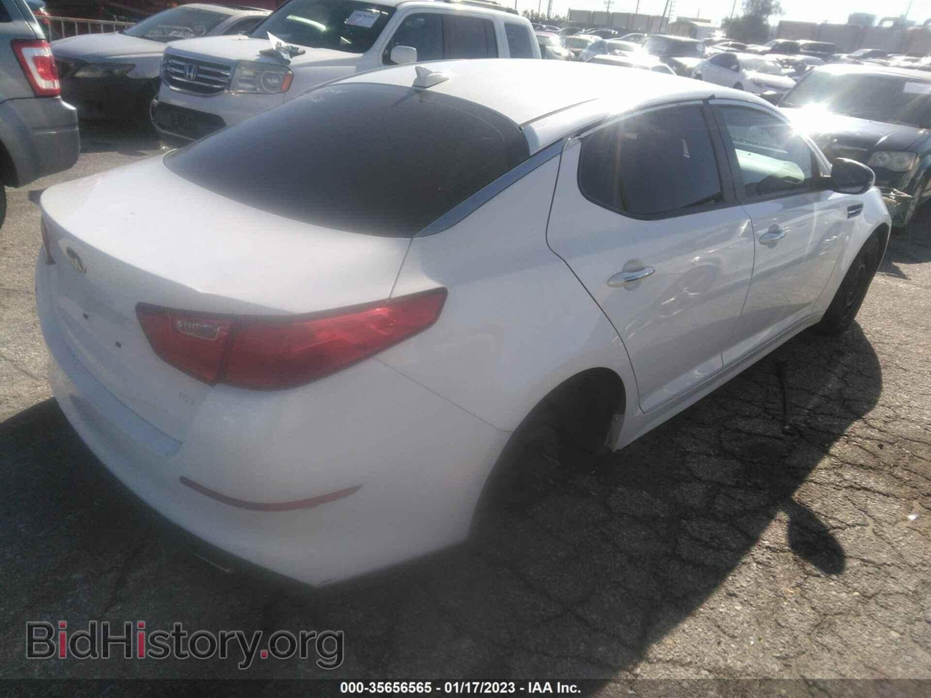 2015 KIA OPTIMA - VIN: KNAGM4A70F5664393 - Фото 4