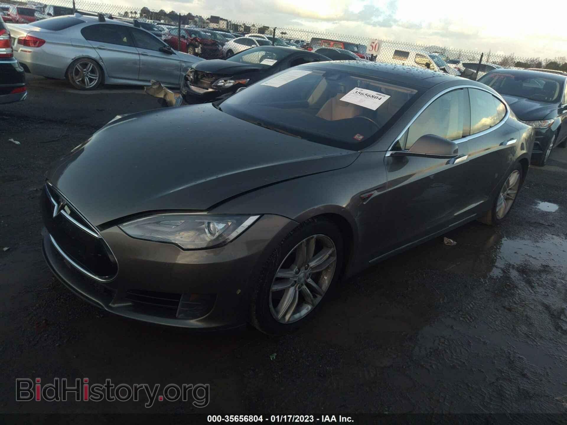 2015 TESLA MODEL S - VIN: 5YJSA1E18FF101066 - Фото 2