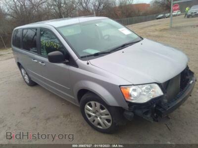 2016 Dodge GRAND CARAVAN SE, silver — VIN 2C4RDGBG7GR125060, IAAI