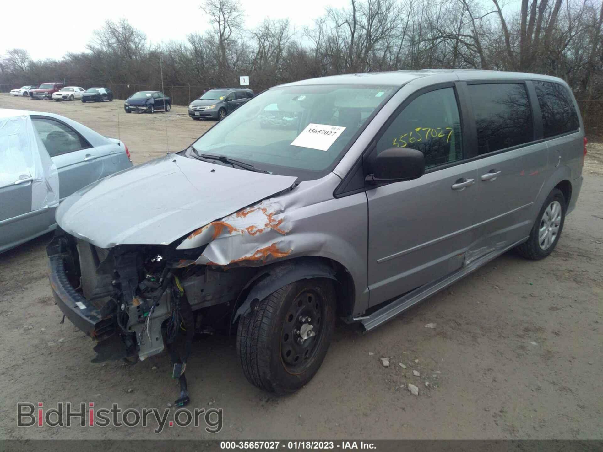 2016 DODGE GRAND CARAVAN - VIN: 2C4RDGBG7GR125060 - Фото 2