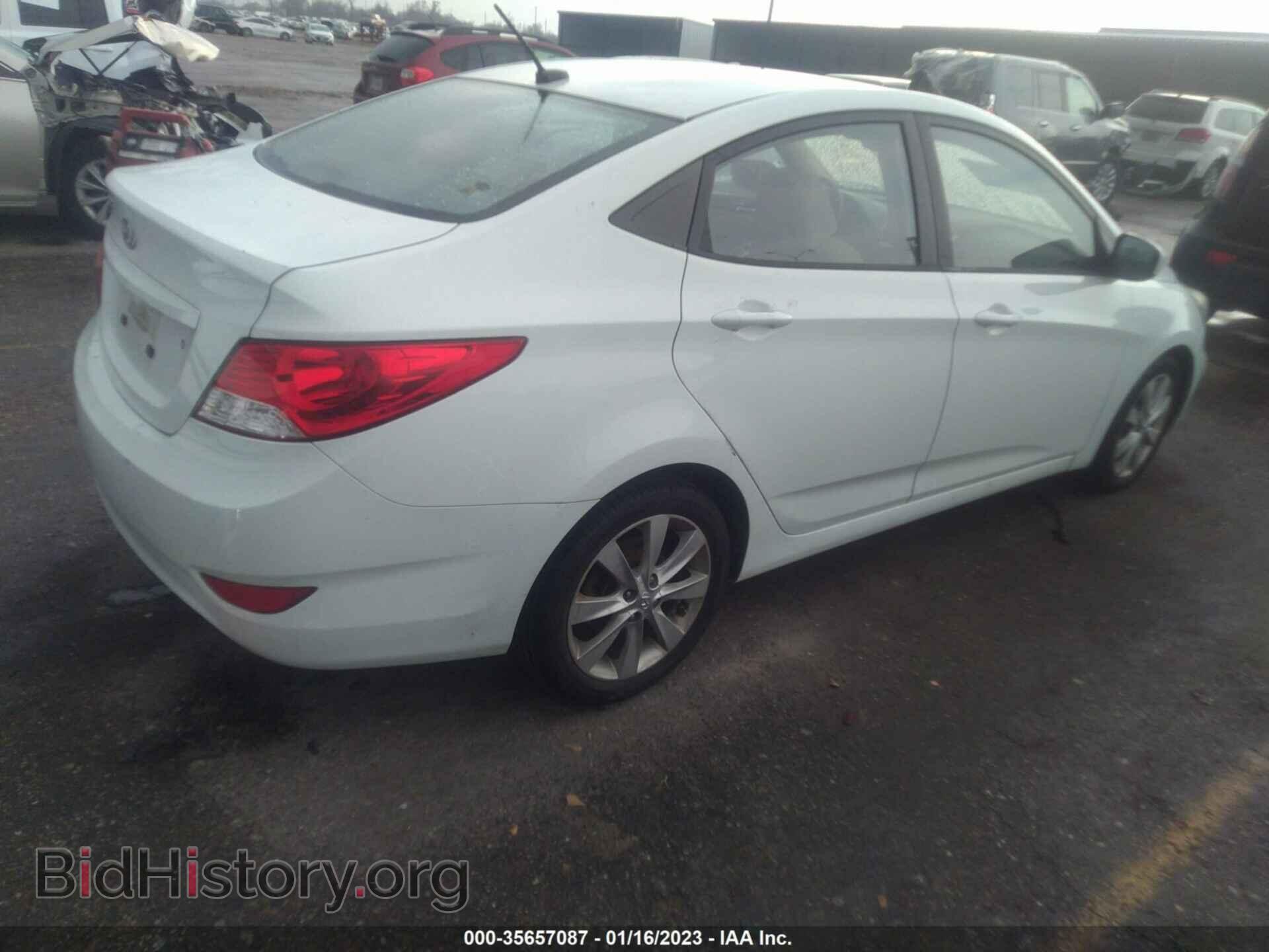 2012 HYUNDAI ACCENT - VIN: KMHCU4AE9CU096030 - Фото 4