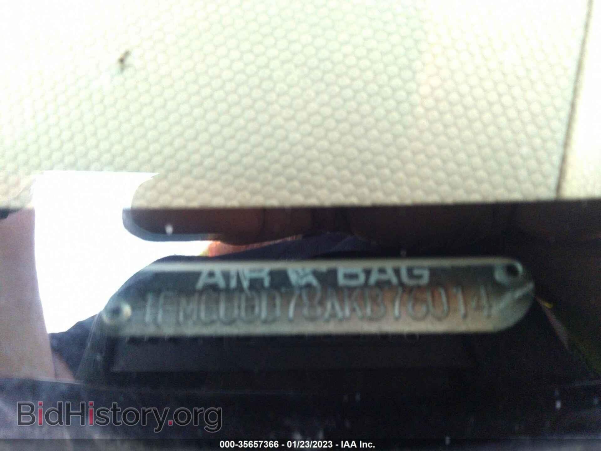 2010 FORD ESCAPE - VIN: 1FMCU0D78AKB76014 - Фото 9