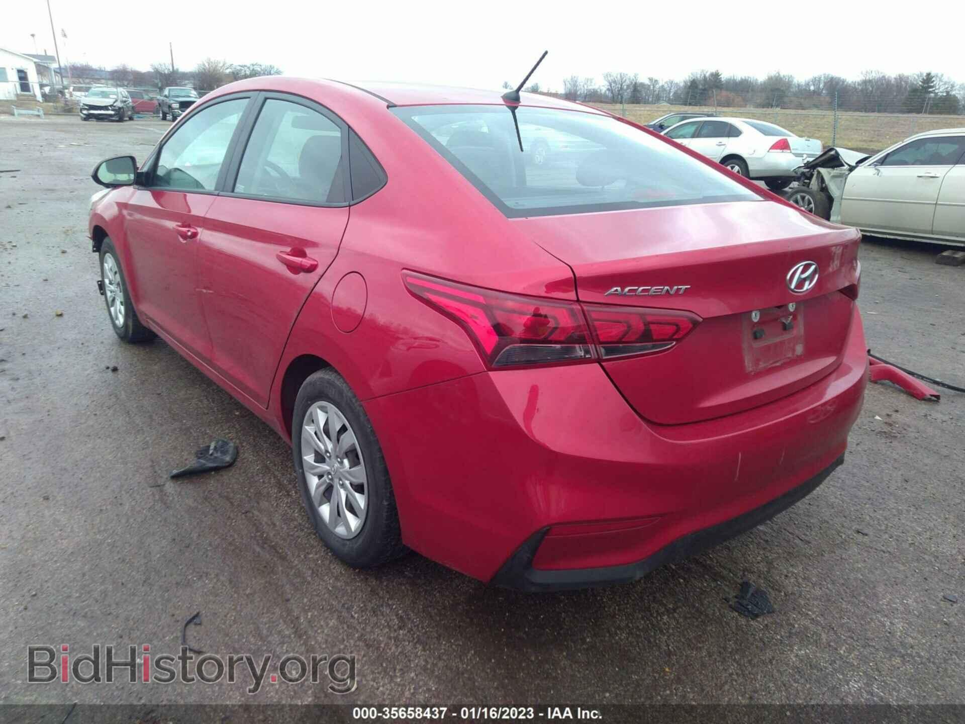 2019 HYUNDAI ACCENT - VIN: 3KPC24A35KE072846 - Фото 3