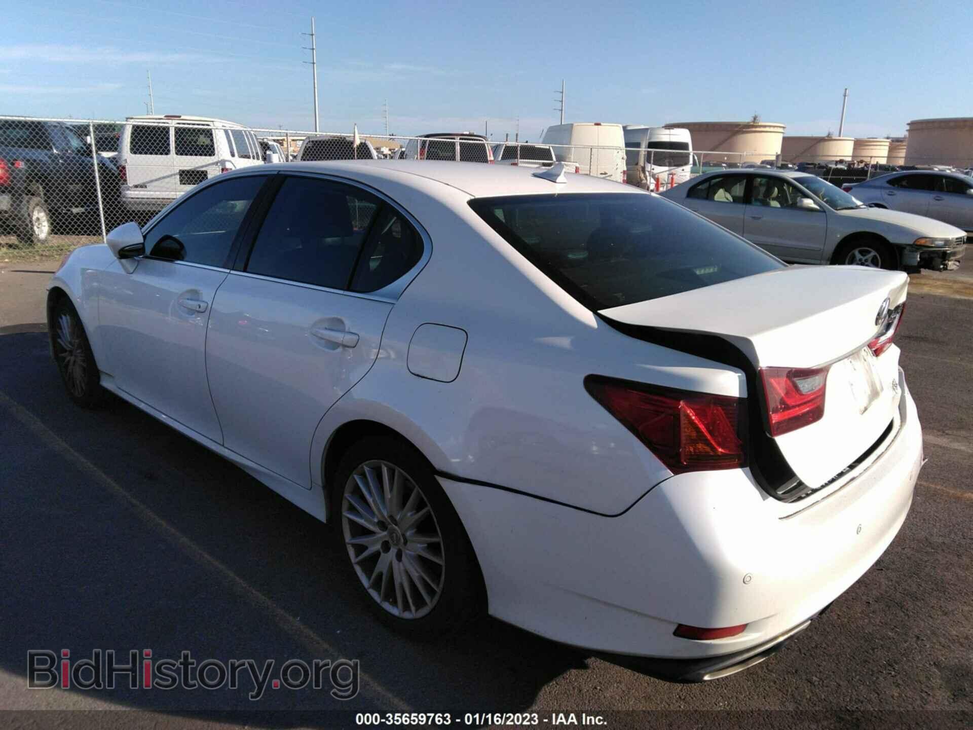 2013 LEXUS GS 350 - VIN: JTHBE1BL1D5009448 - Фото 3