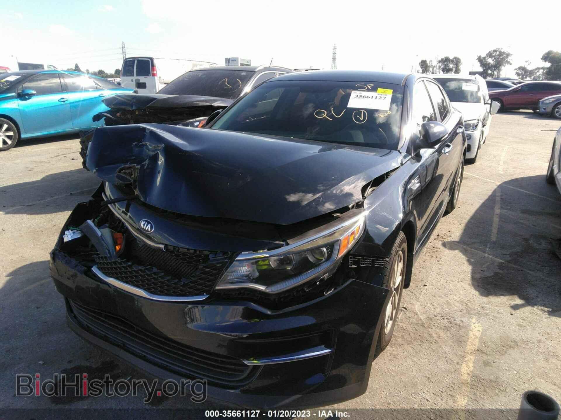 2016 KIA OPTIMA - VIN: 5XXGT4L33GG058342 - Фото 2