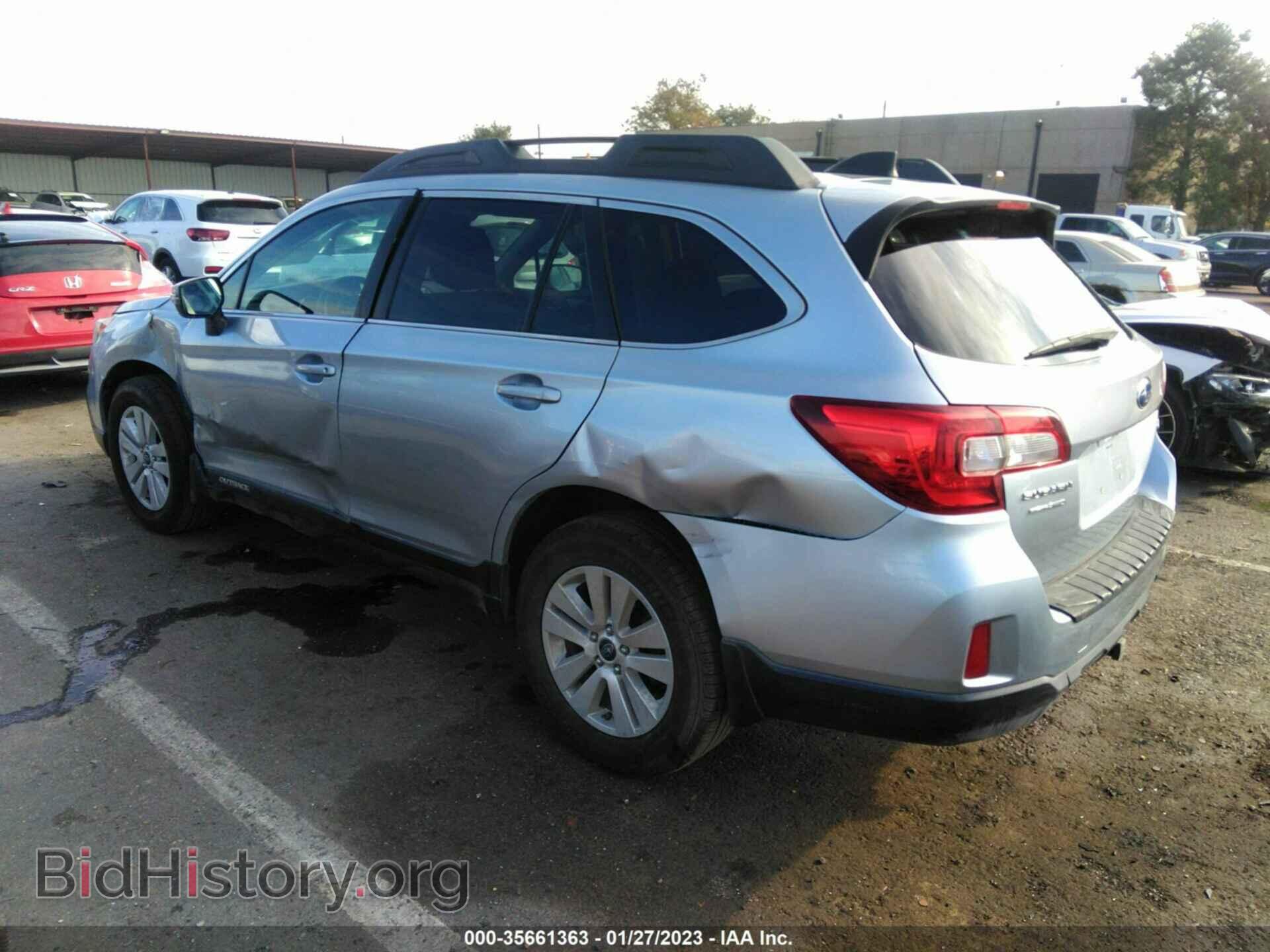 2016 SUBARU OUTBACK - VIN: 4S4BSAFC2G3205432 - Фото 3