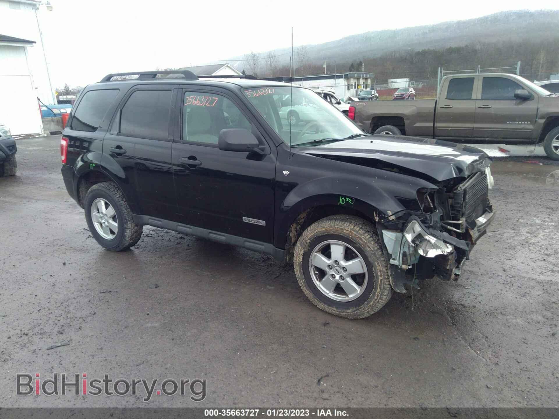 Photo 1FMCU03118KD30974 - FORD ESCAPE 2008