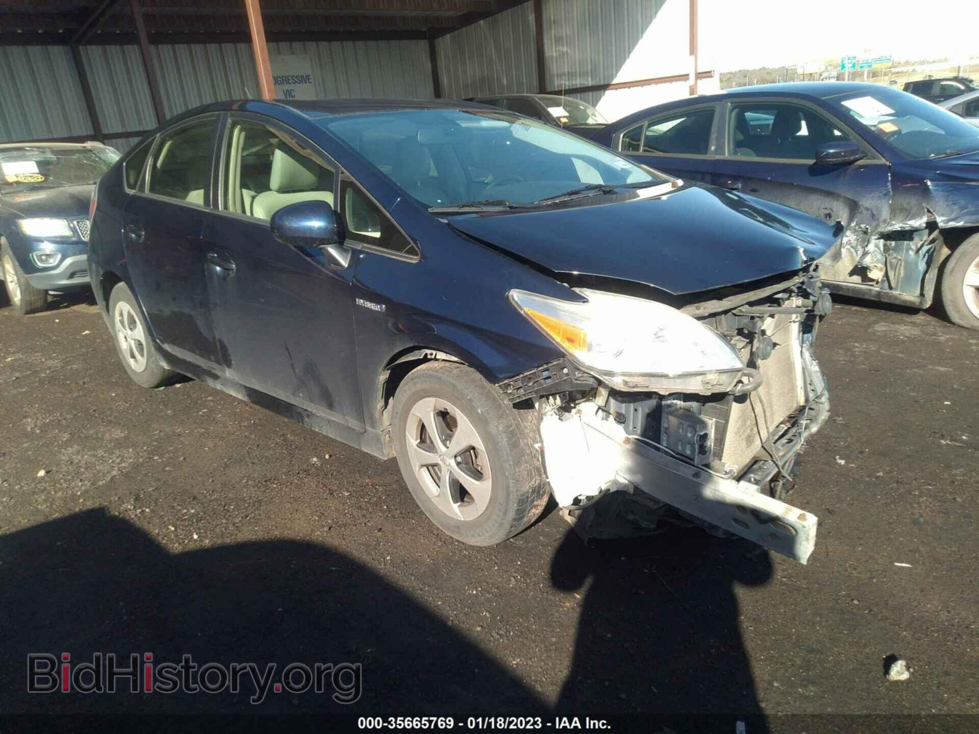 Фотография JTDKN3DU8D1700700 - TOYOTA PRIUS 2013