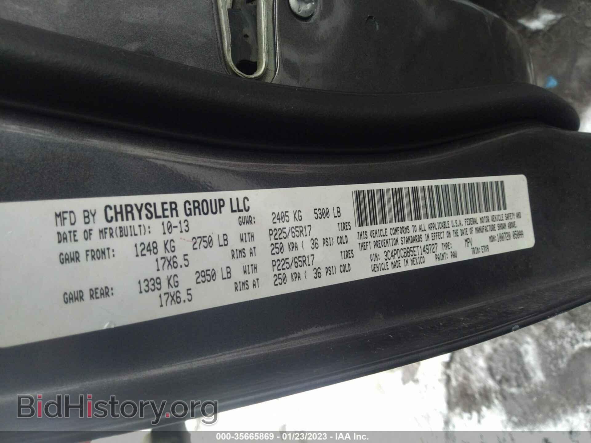 2014 DODGE JOURNEY - VIN: 3C4PDCBB5ET149727 - Photo 9