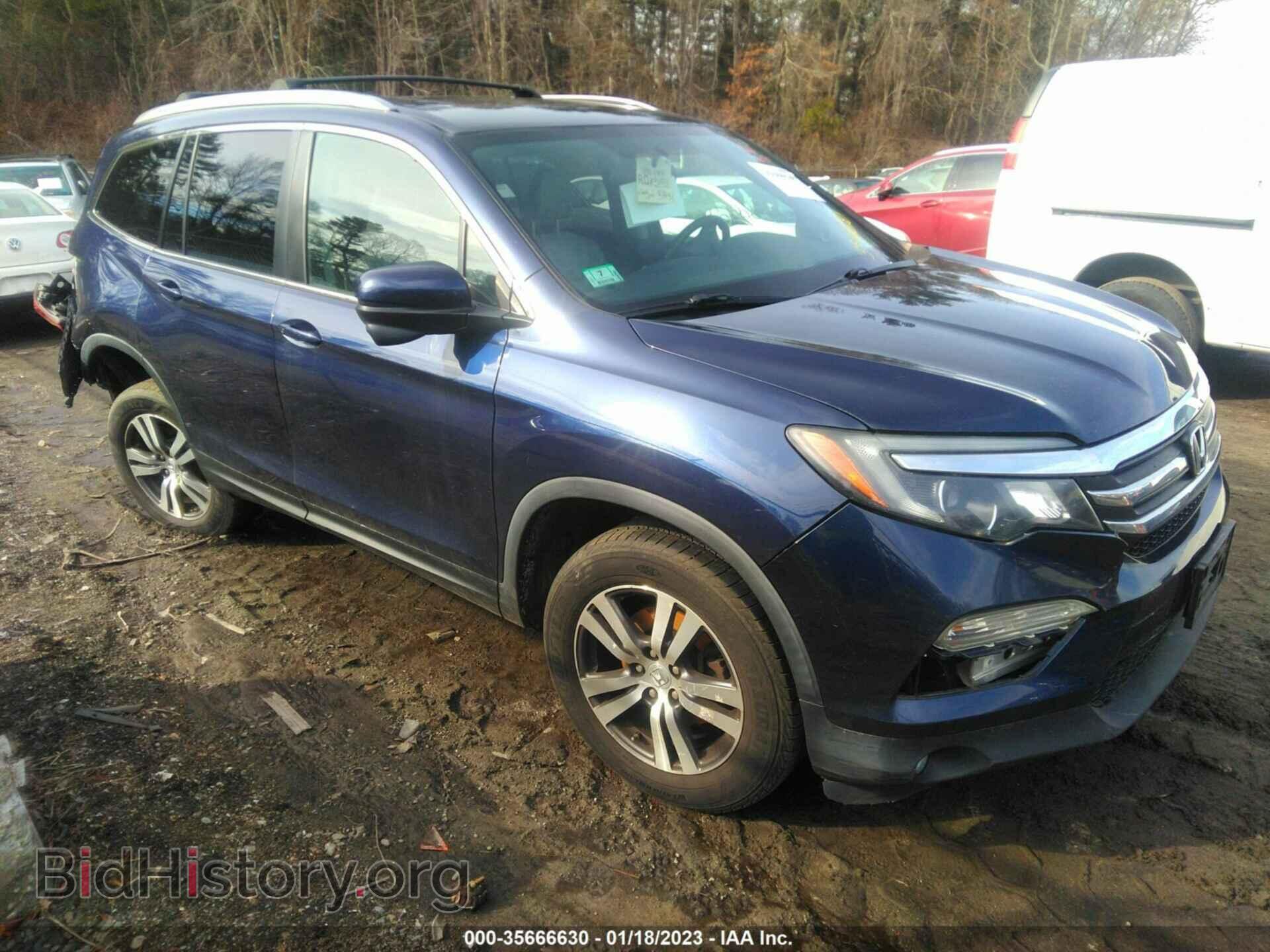 Фотография 5FNYF6H51GB081090 - HONDA PILOT 2016