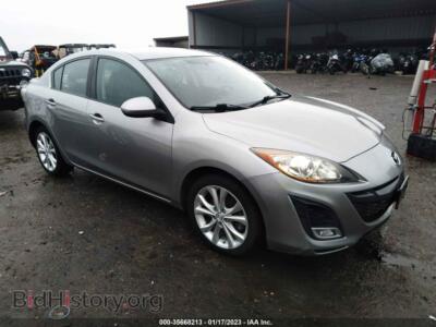 2011 Mazda MAZDA3, серебристый — VIN JM1BL1U63B1446211, IAAI