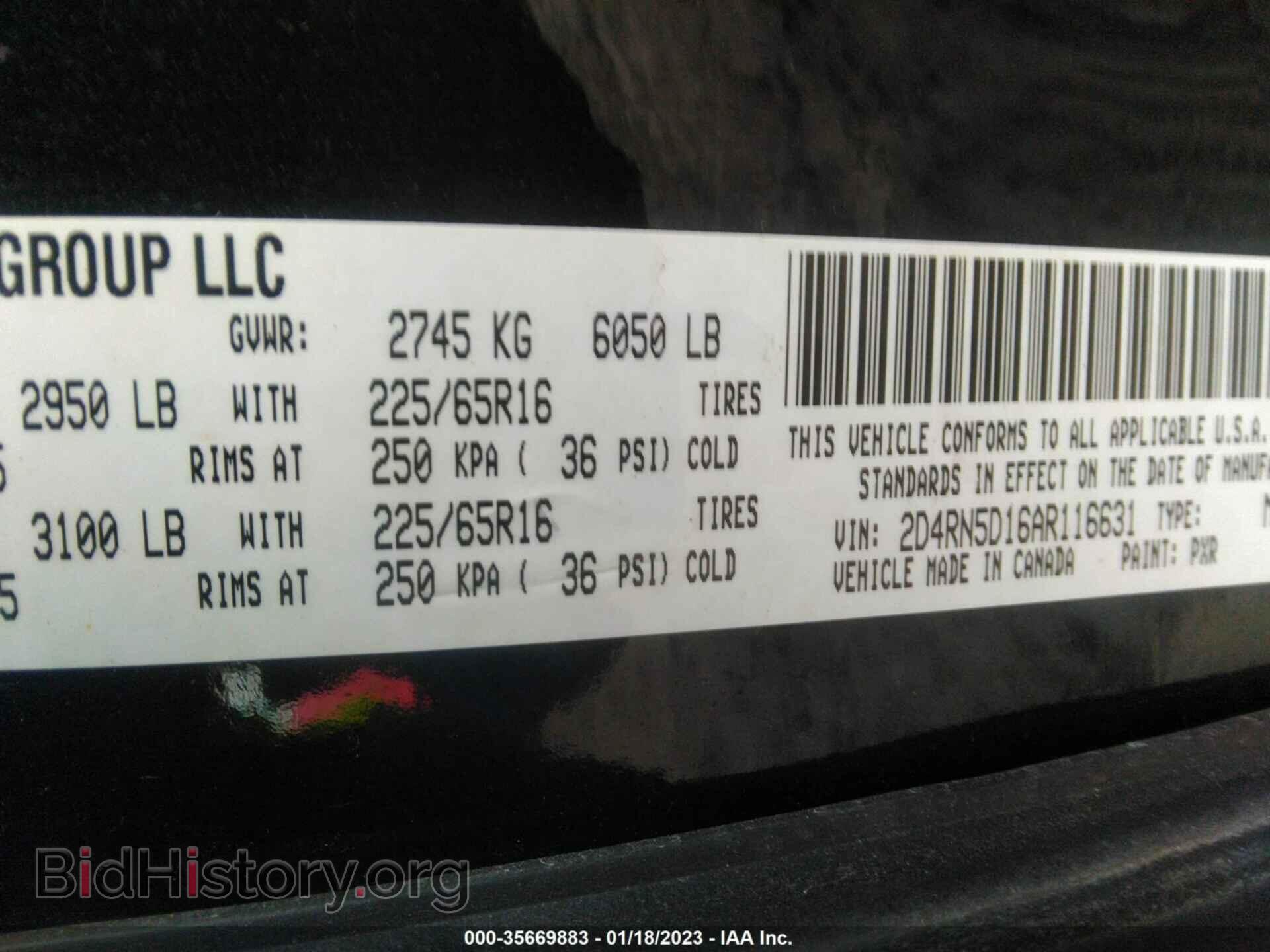 2010 DODGE GRAND CARAVAN - VIN: 2D4RN5D16AR116631 - Фото 9