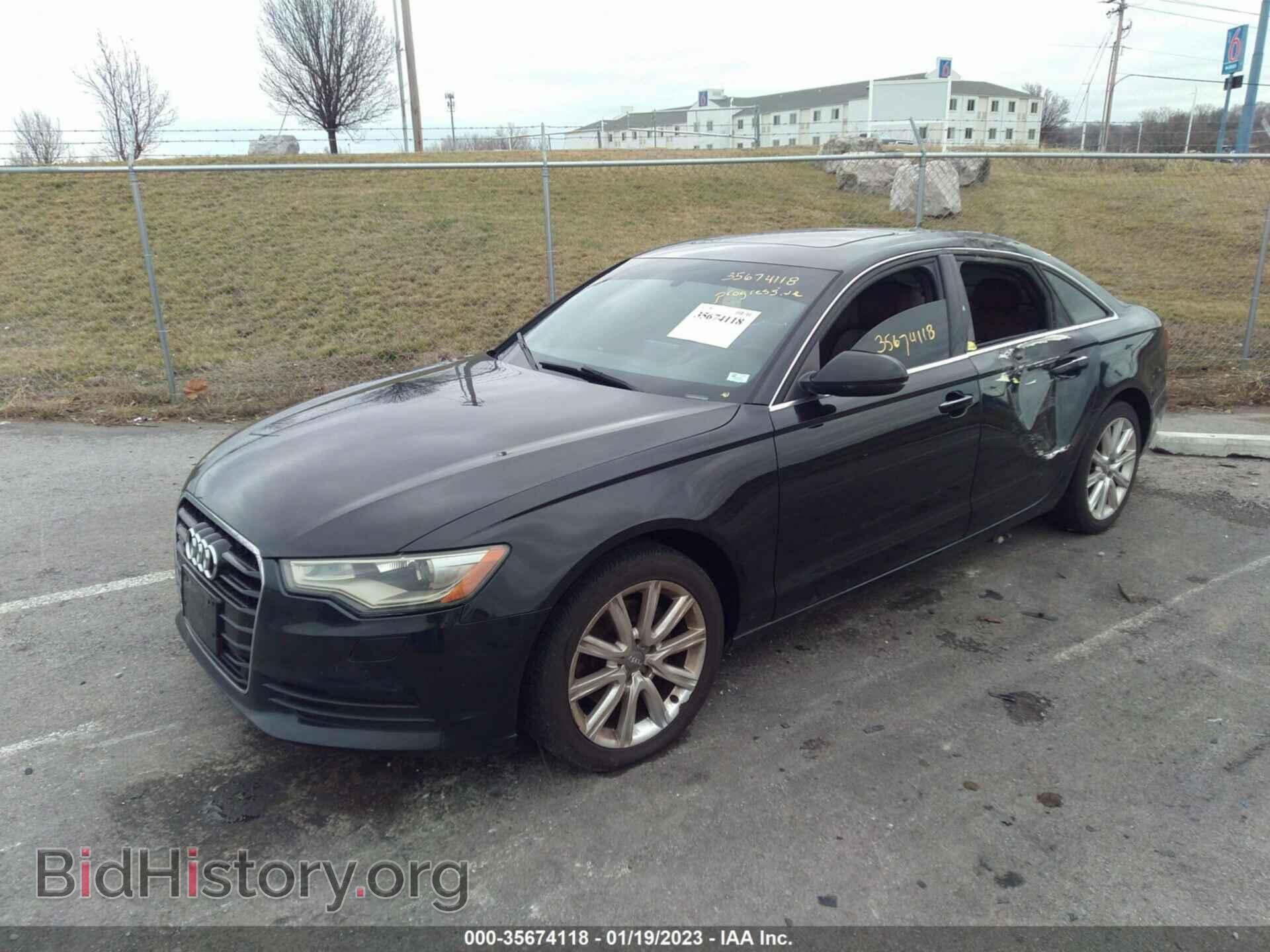 2013 AUDI A6 - VIN: WAUGFAFC2DN009048 - Фото 2