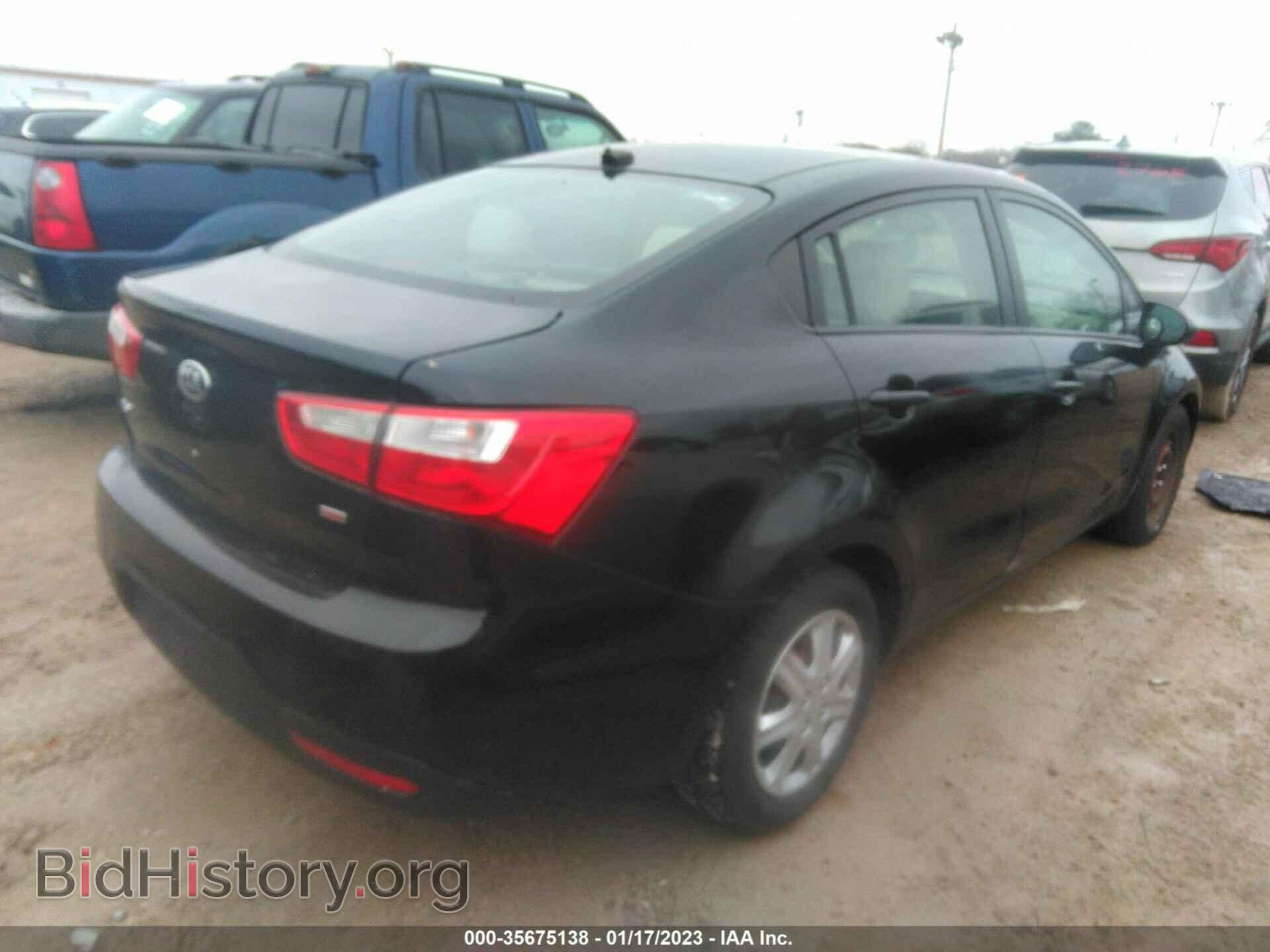 2013 KIA RIO - VIN: KNADM4A38D6273855 - Фото 4