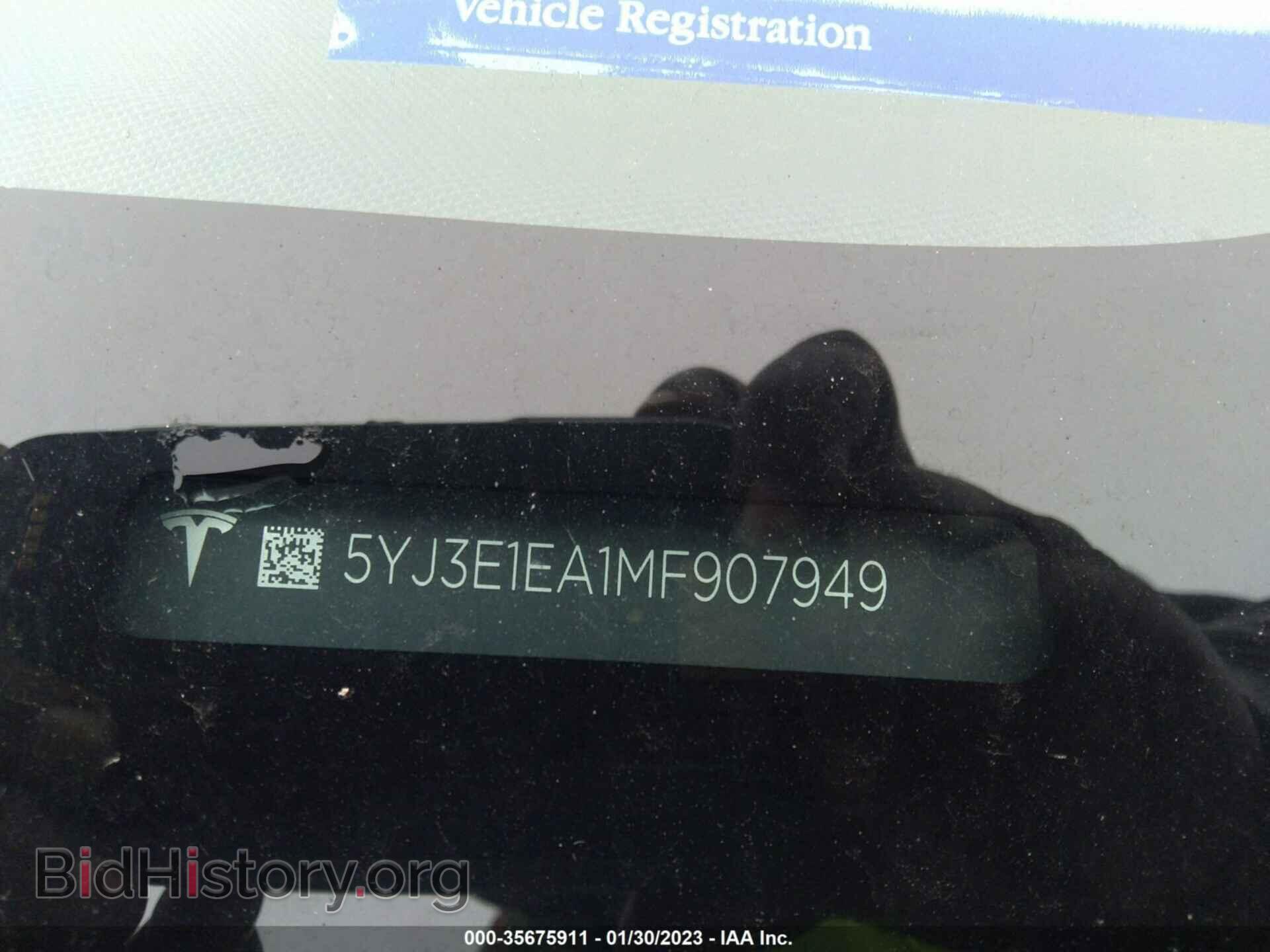 2021 TESLA MODEL 3 - VIN: 5YJ3E1EA1MF907949 - Фото 9